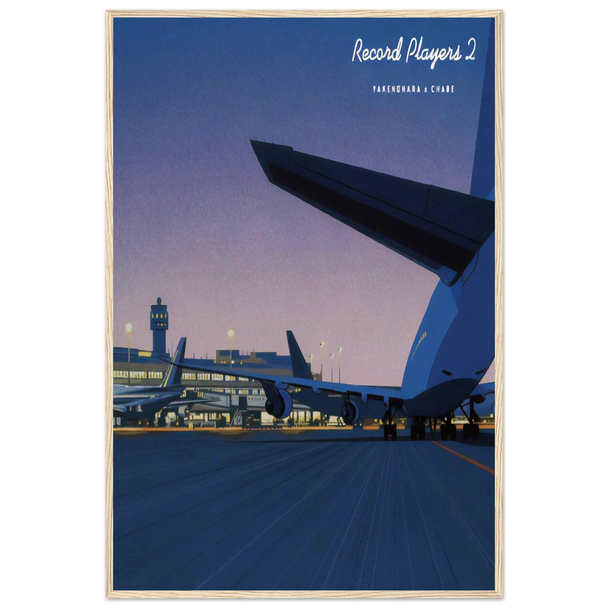 Taxiway Framed Poster | Hiroshi Nagai Framed Prints Wall Art | Hiroshi Nagai Prints