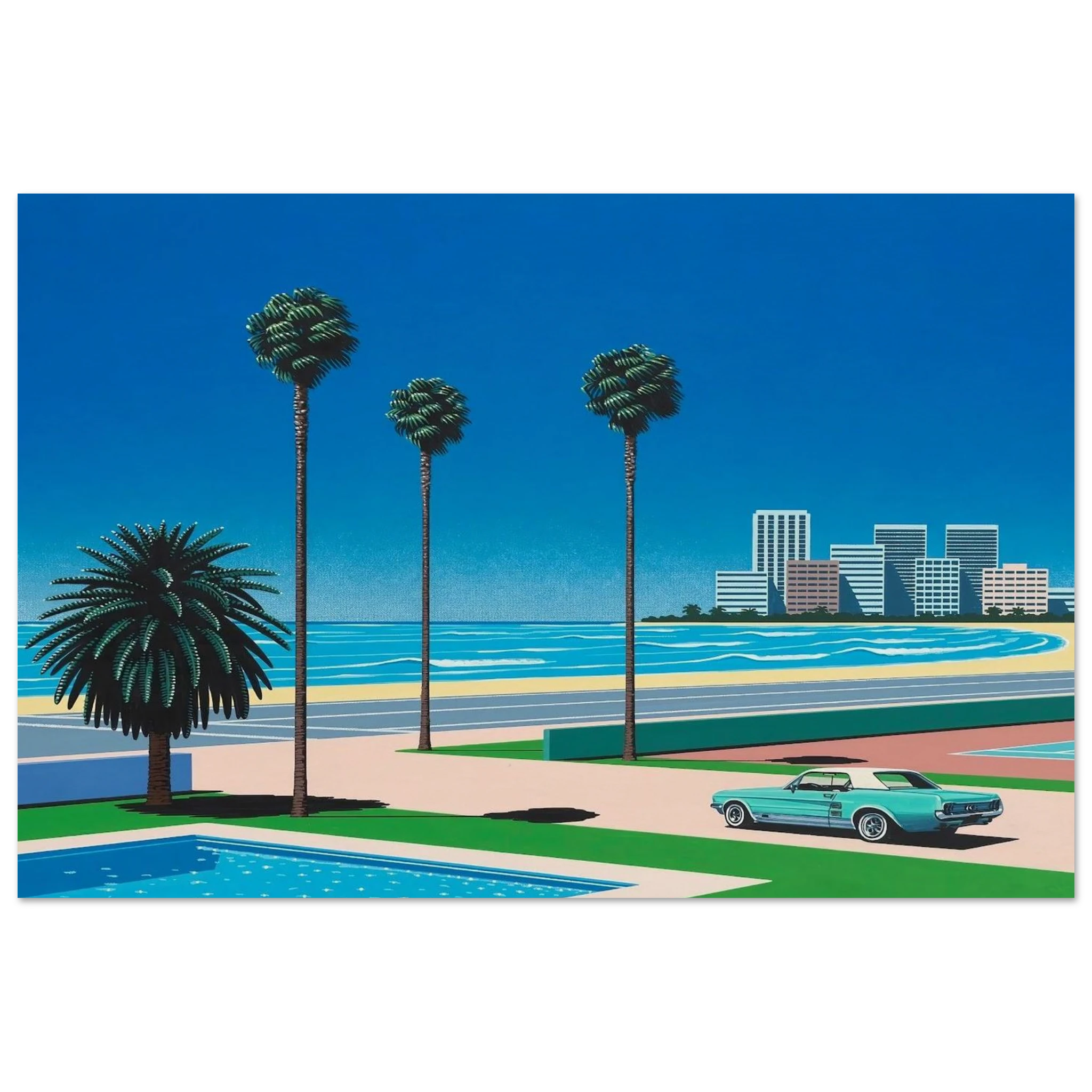 Sunshine Reggae Poster | Hiroshi Nagai Poster | Hiroshi Nagai Prints