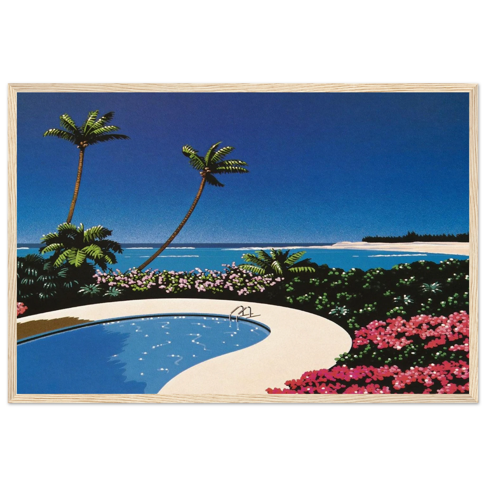 Fall of Sound Framed Poster | Hiroshi Nagai Framed Prints Wall Art | Hiroshi Nagai Prints