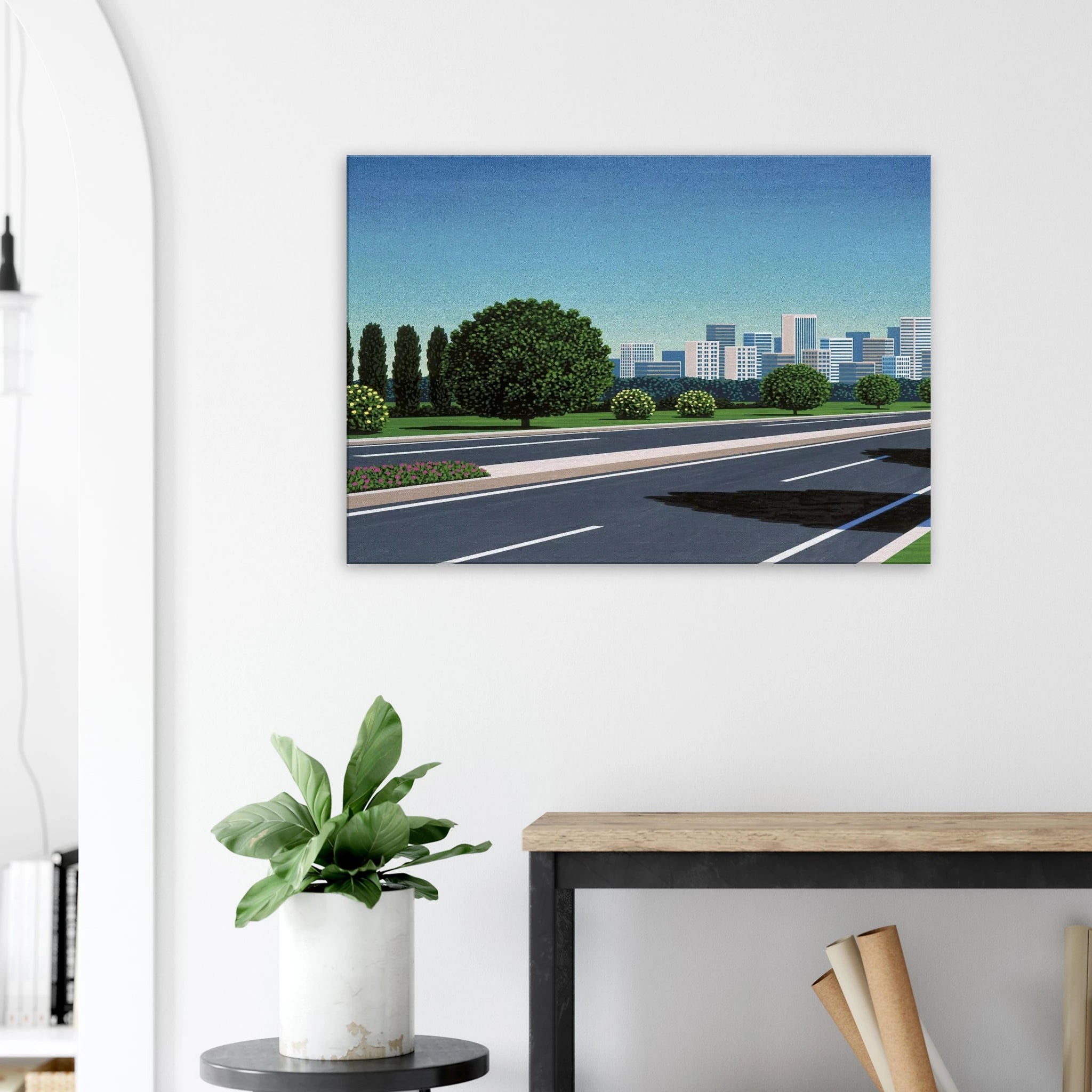 City Highway Canvas | Hiroshi Nagai Canvas | Hiroshi Nagai Prints