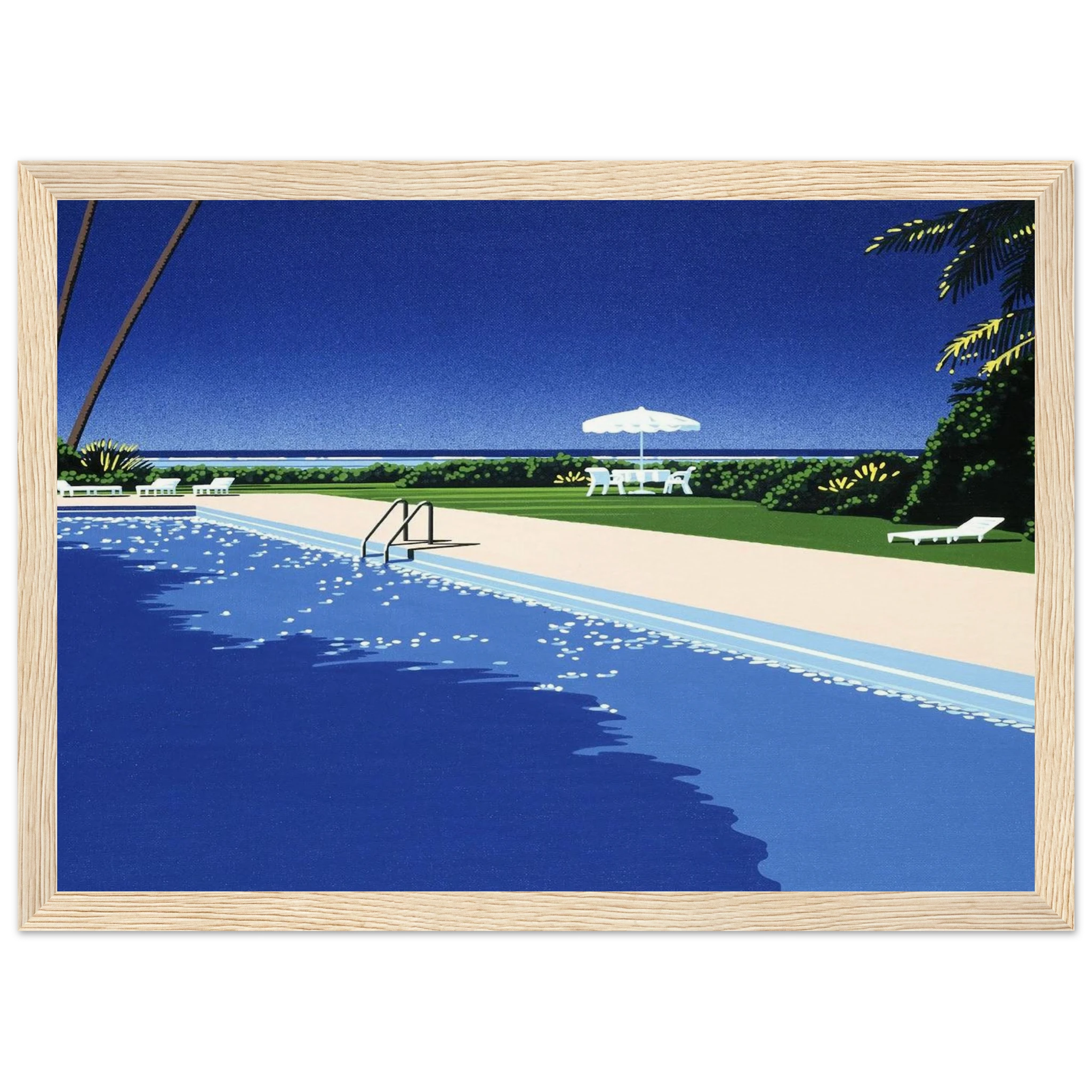 Deck Framed Poster | Hiroshi Nagai Framed Prints Wall Art | Hiroshi Nagai Prints