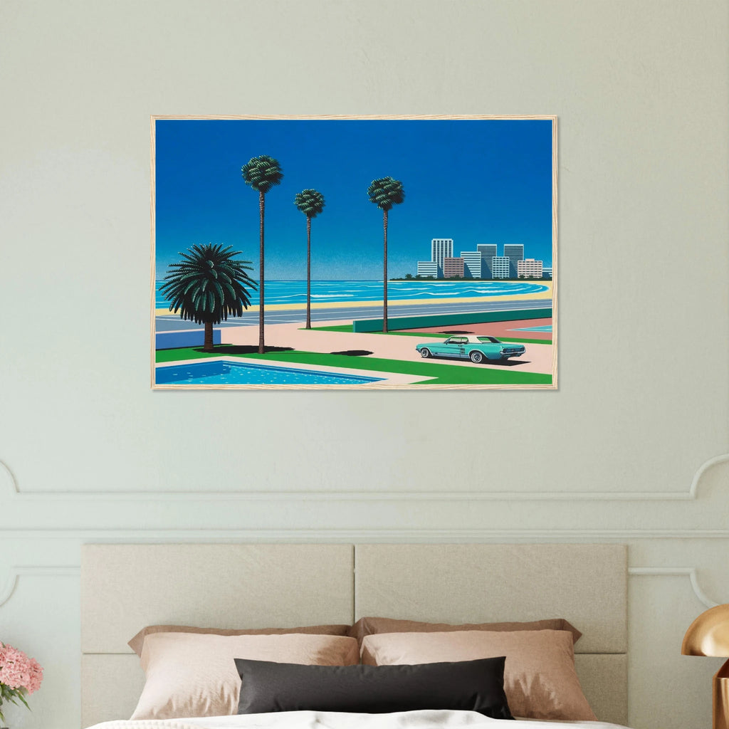 Sunshine Reggae Framed Poster | Hiroshi Nagai Framed Prints Wall Art | Hiroshi Nagai Prints