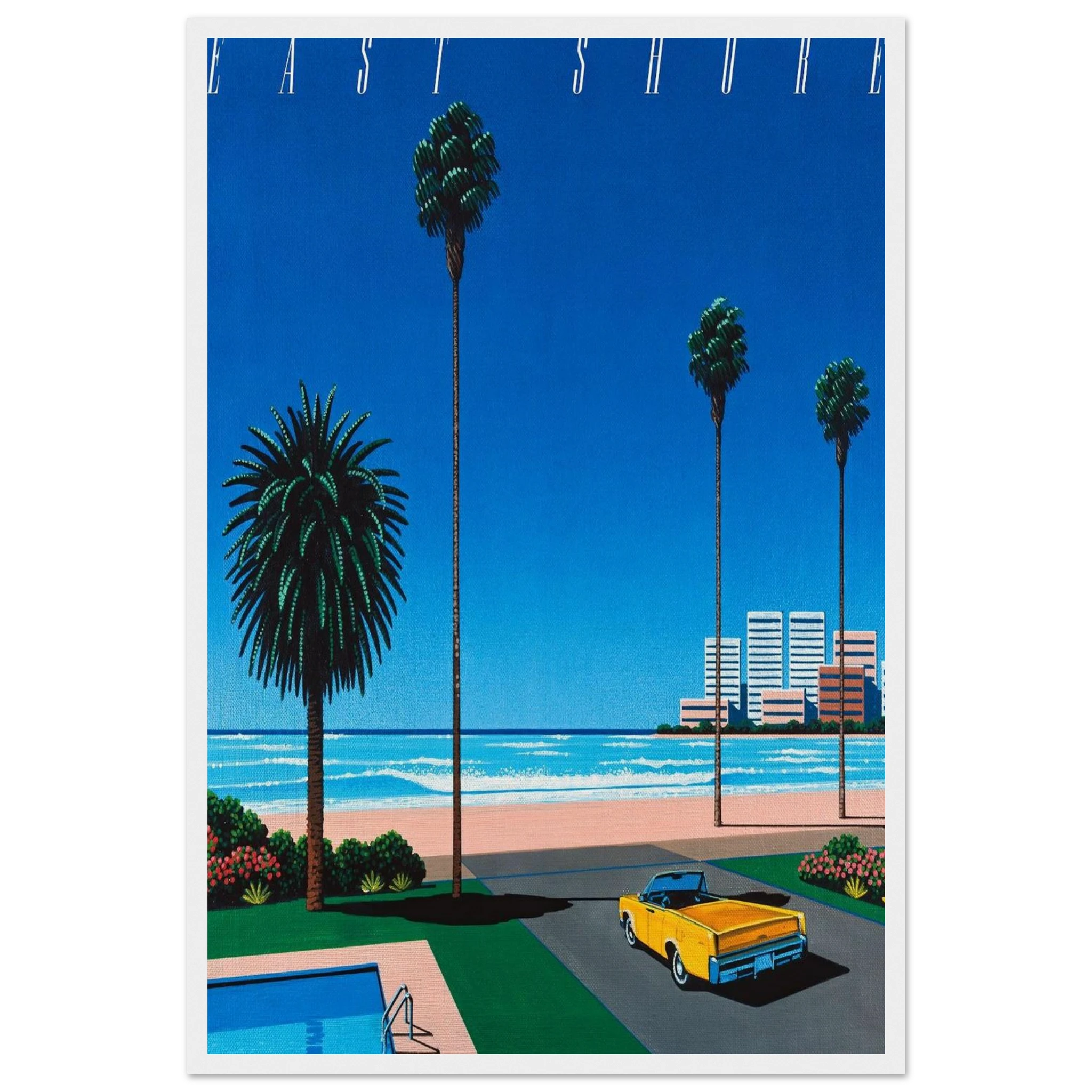 Bronze - East Shore Framed Poster | Hiroshi Nagai Framed Prints Wall Art | Hiroshi Nagai Prints