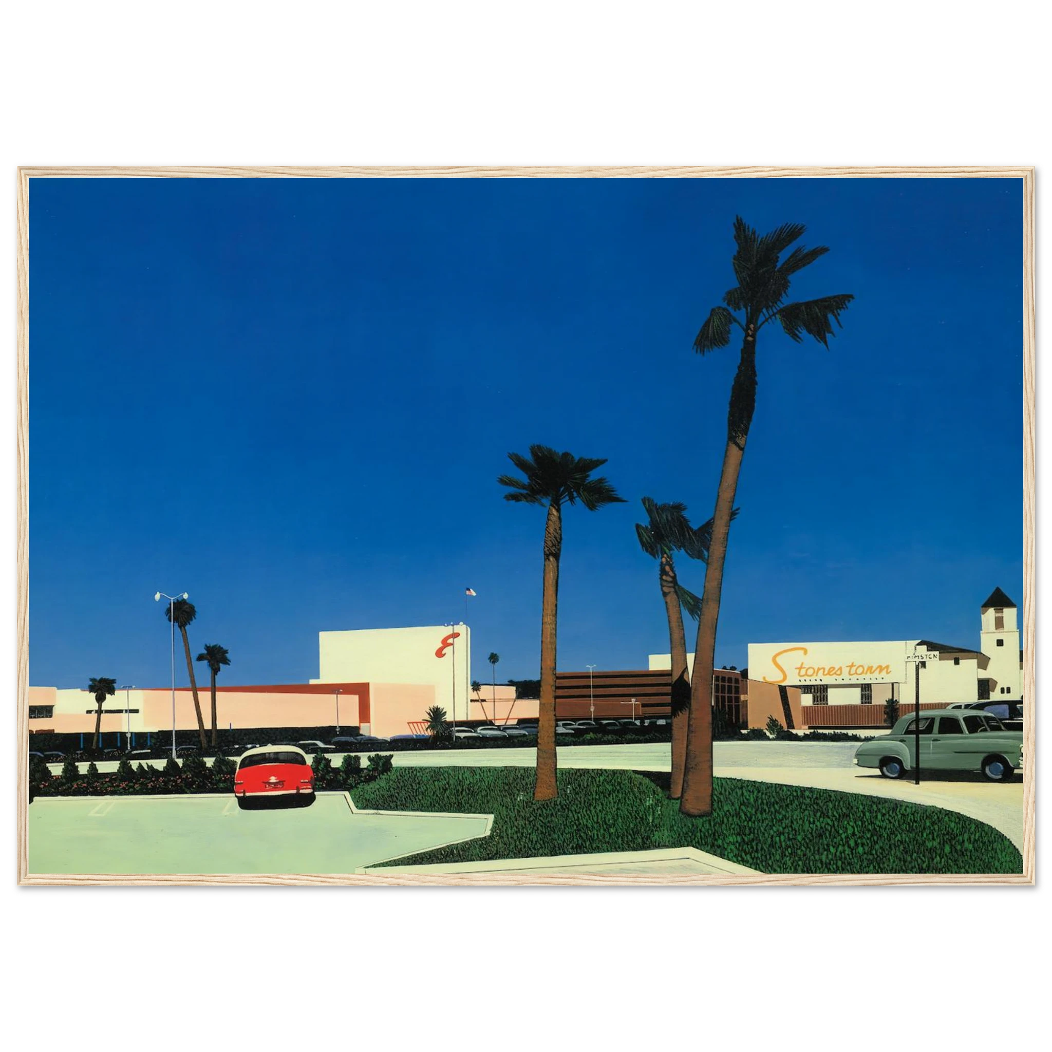 In the beginning Stonestown Framed Poster | Hiroshi Nagai Framed Prints Wall Art | Hiroshi Nagai Prints