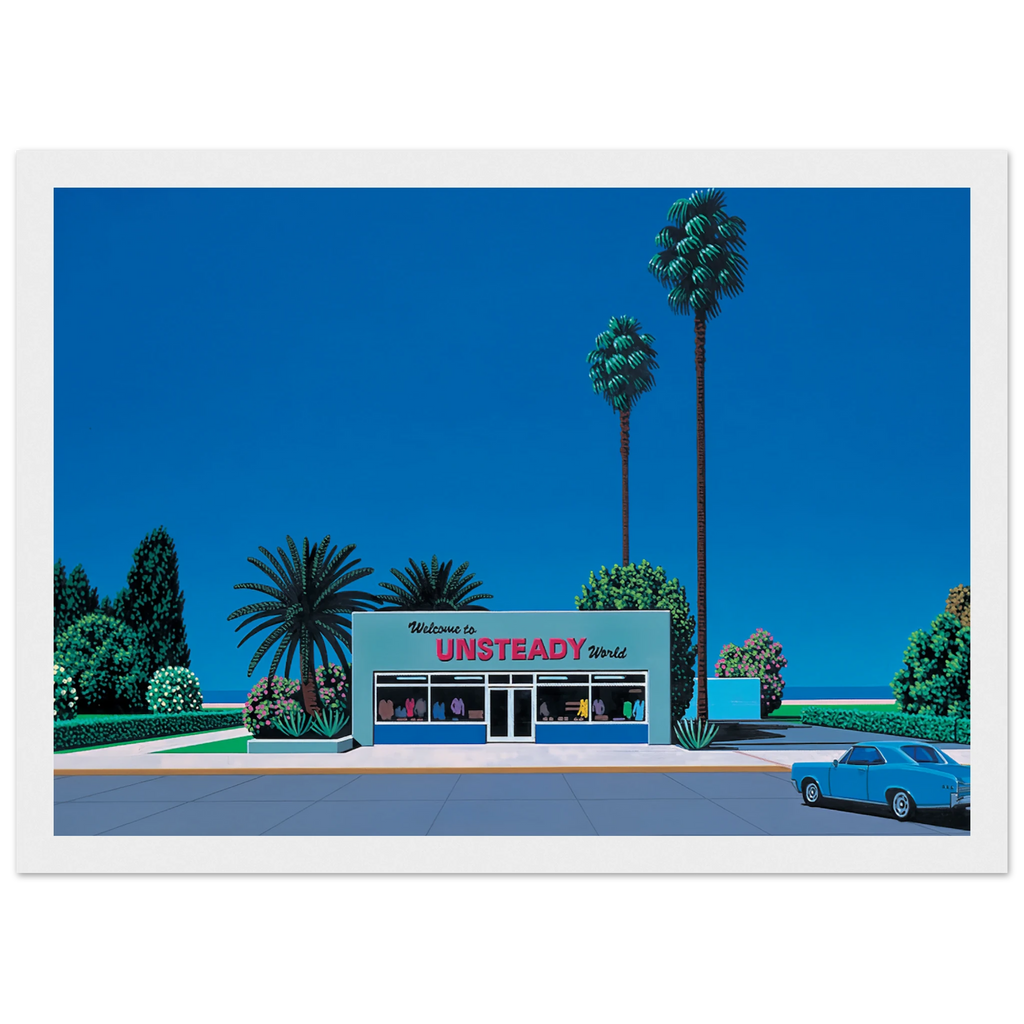 Unsteady World Framed Poster | Hiroshi Nagai Framed Prints Wall Art | Hiroshi Nagai Prints