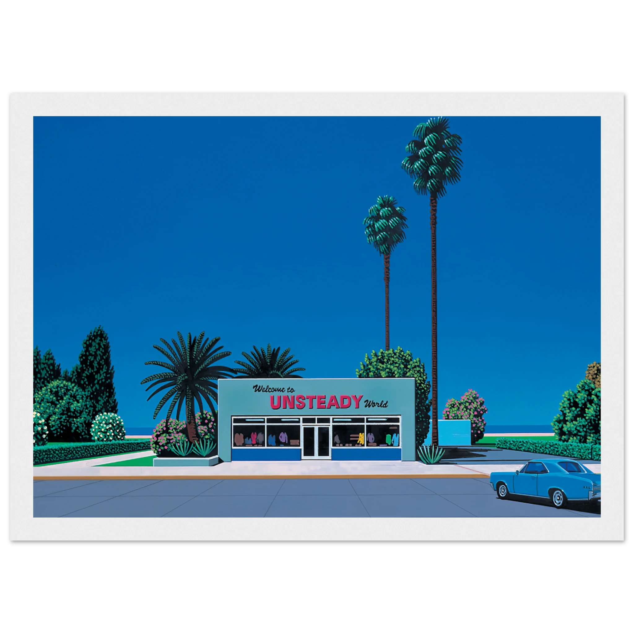 Unsteady World Framed Poster | Hiroshi Nagai Framed Prints Wall Art | Hiroshi Nagai Prints