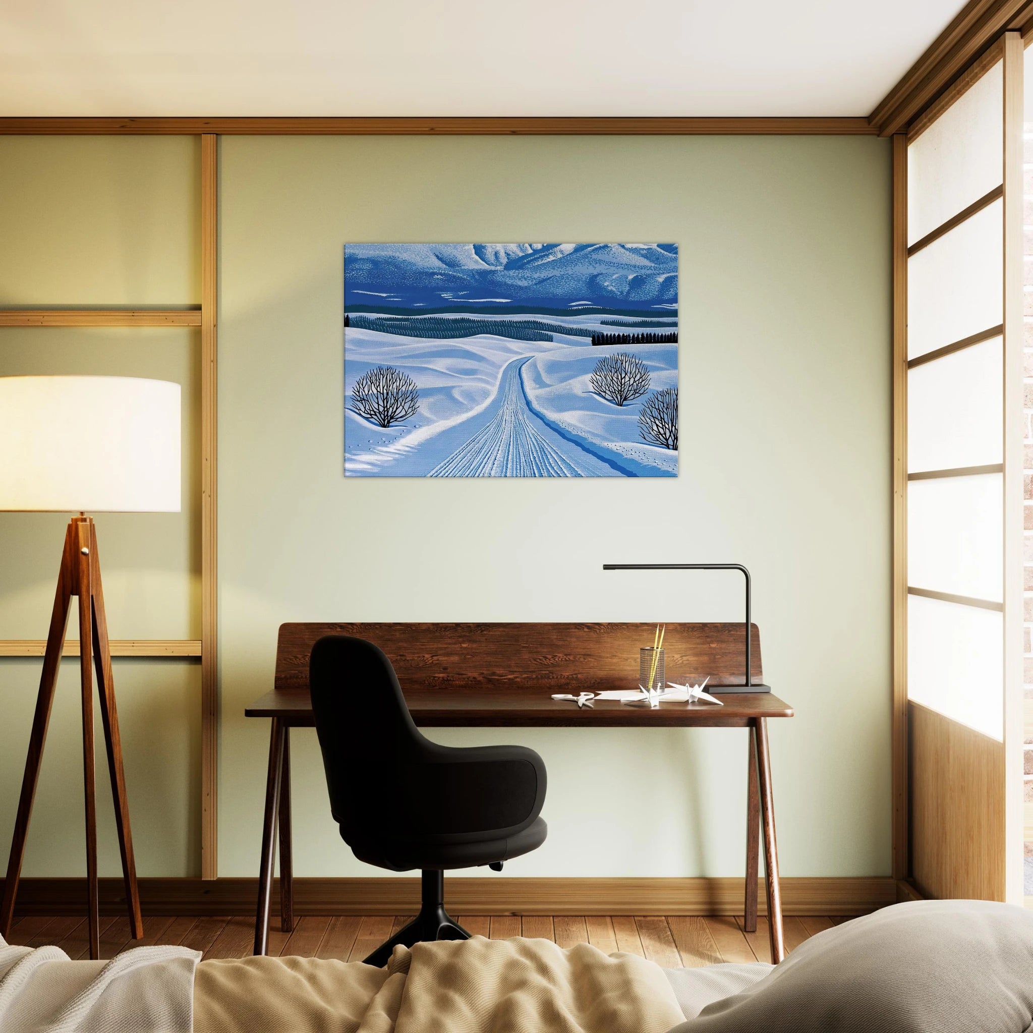 Winter Roads Canvas | Hiroshi Nagai Canvas | Hiroshi Nagai Prints