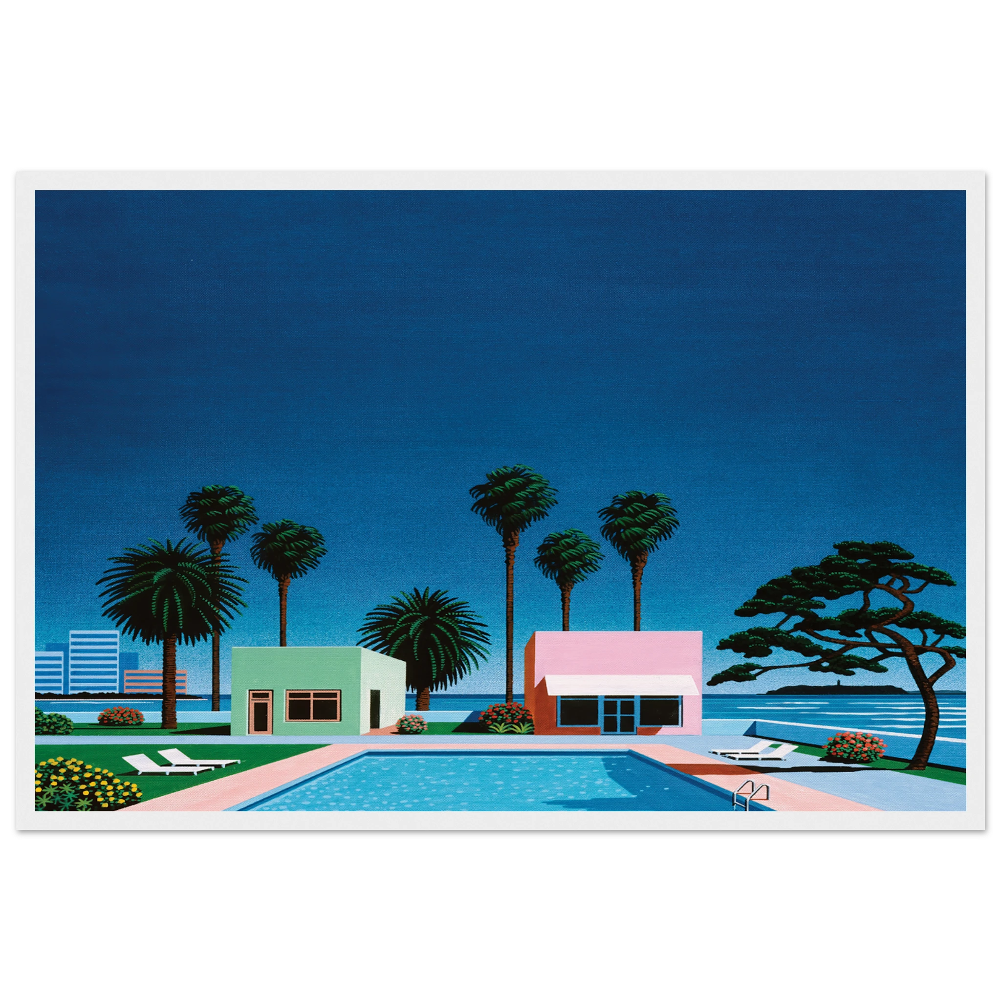 Pacific Breeze Framed Poster | Hiroshi Nagai Framed Prints Wall Art | Hiroshi Nagai Prints