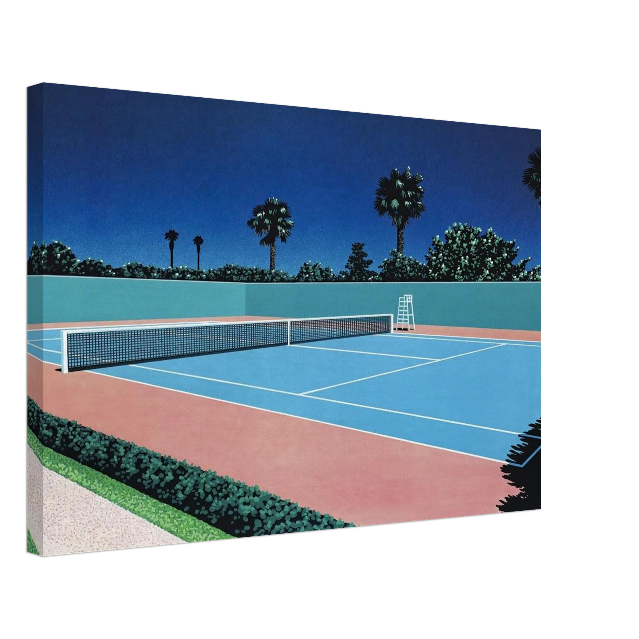 Tennis Court Canvas | Hiroshi Nagai Canvas | Hiroshi Nagai Prints