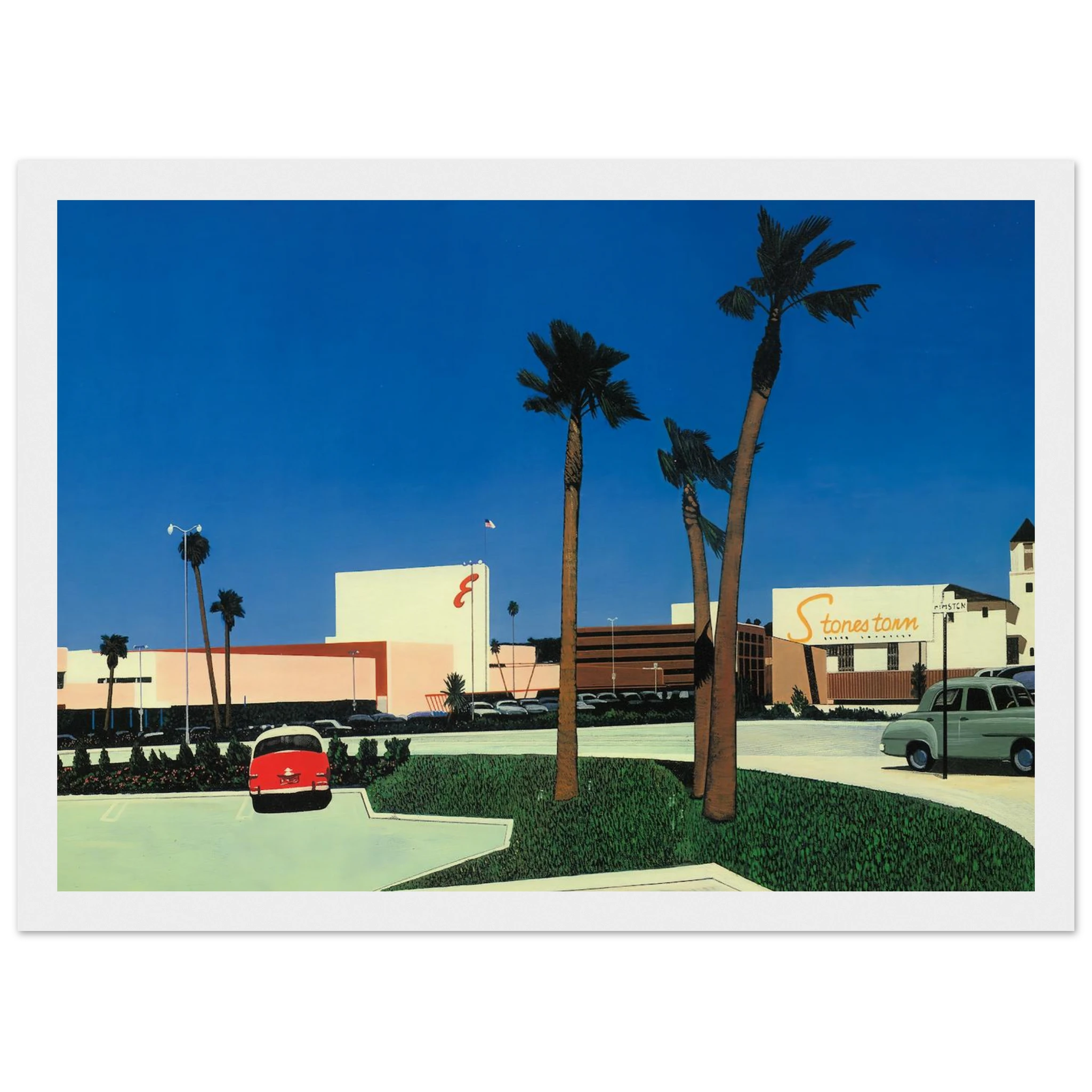 In the beginning Stonestown Framed Poster | Hiroshi Nagai Framed Prints Wall Art | Hiroshi Nagai Prints