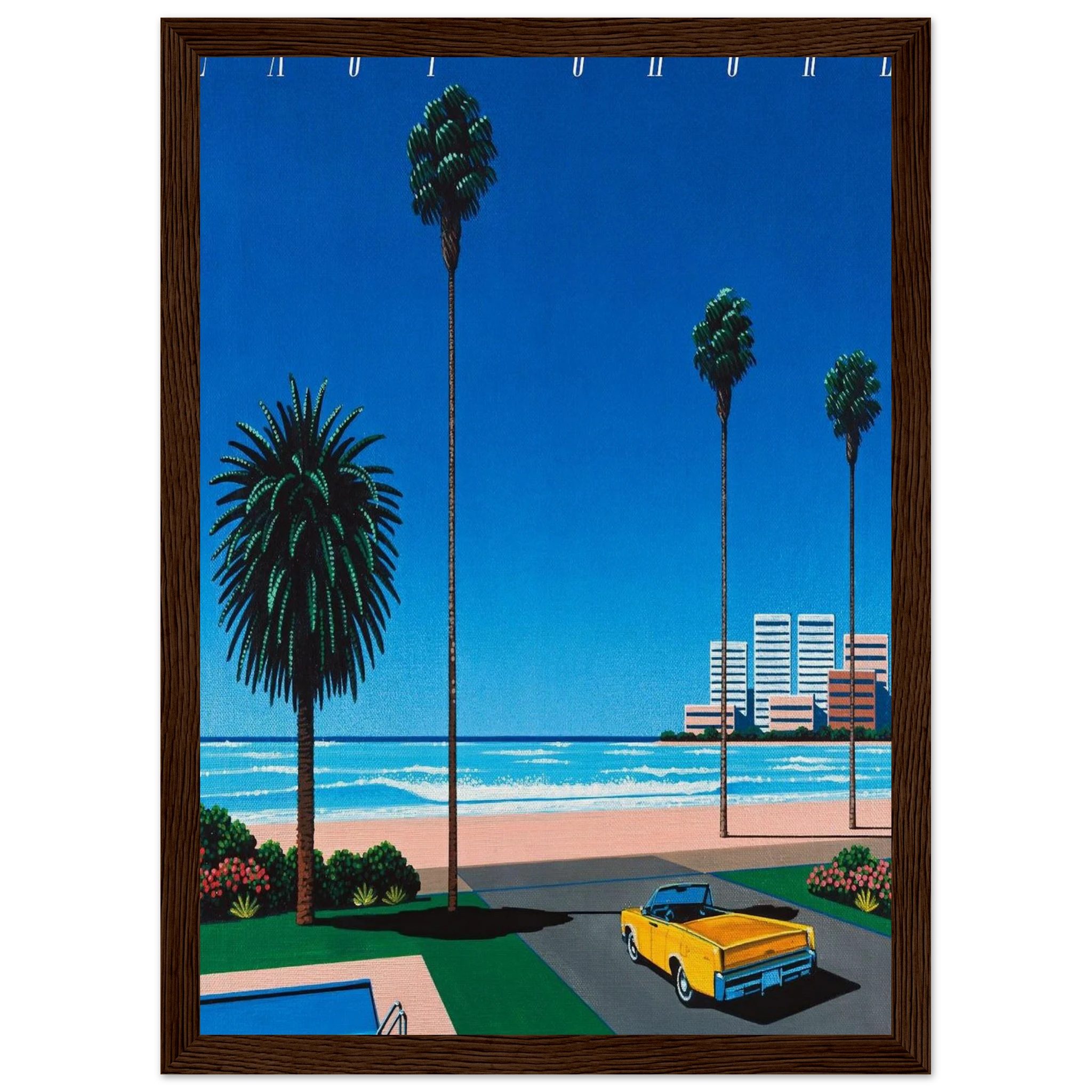 Bronze - East Shore Framed Poster | Hiroshi Nagai Framed Prints Wall Art | Hiroshi Nagai Prints