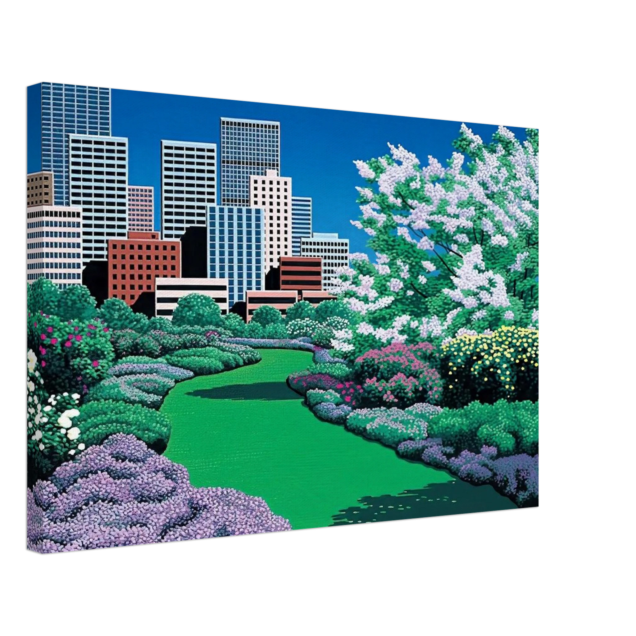 City Garden Canvas | Hiroshi Nagai Canvas | Hiroshi Nagai Prints