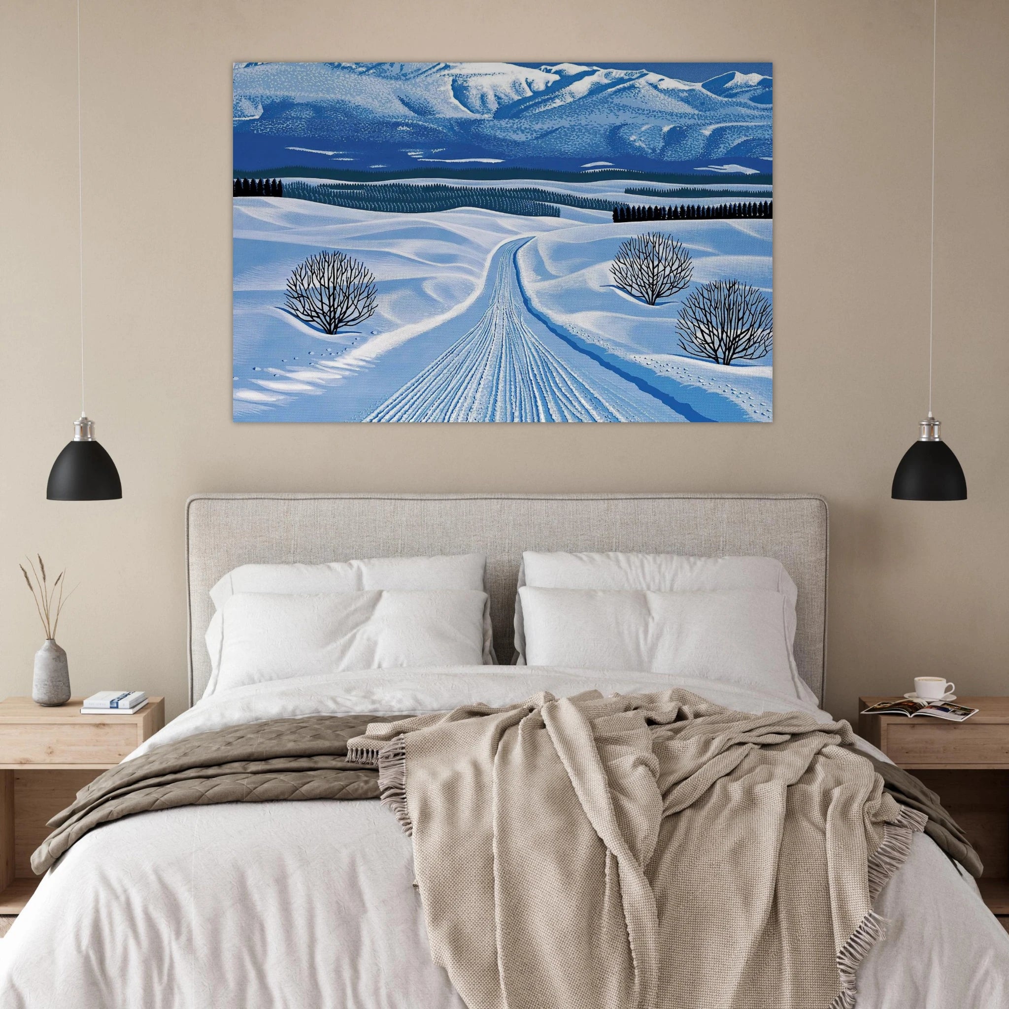Winter Roads Poster | Hiroshi Nagai Poster | Hiroshi Nagai Prints