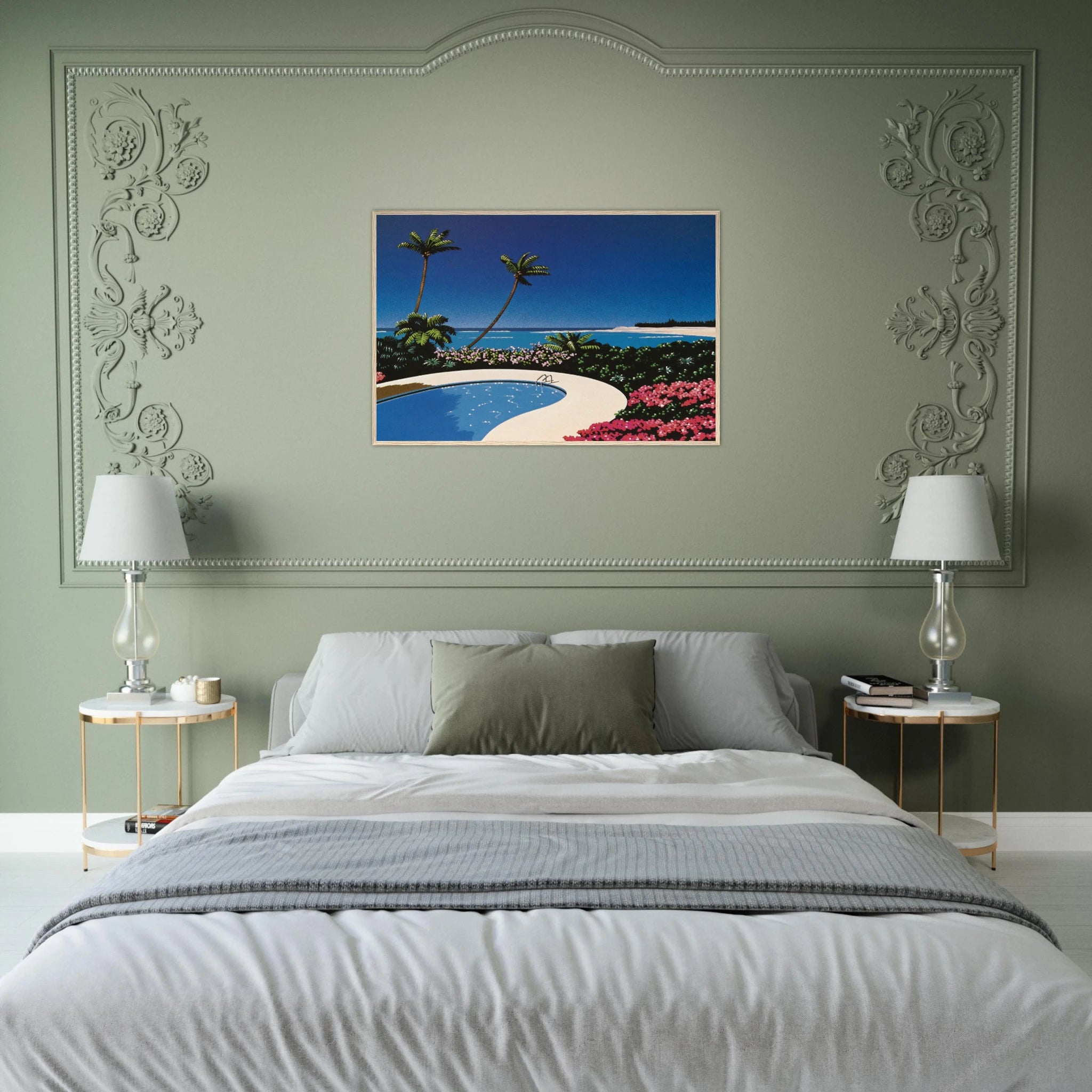 Fall of Sound Framed Poster | Hiroshi Nagai Framed Prints Wall Art | Hiroshi Nagai Prints
