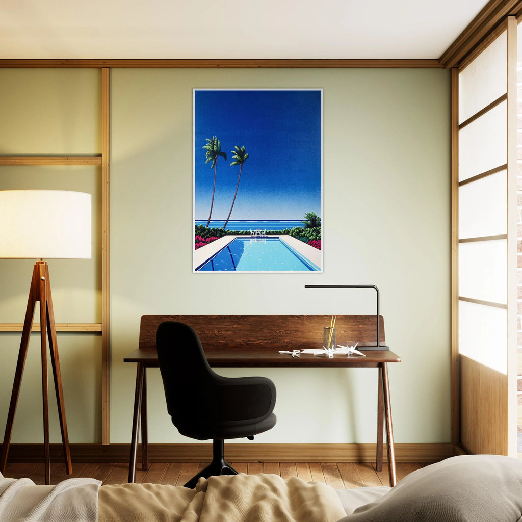 Watermelon Pool Framed Poster | Hiroshi Nagai Framed Prints Wall Art | Hiroshi Nagai Prints