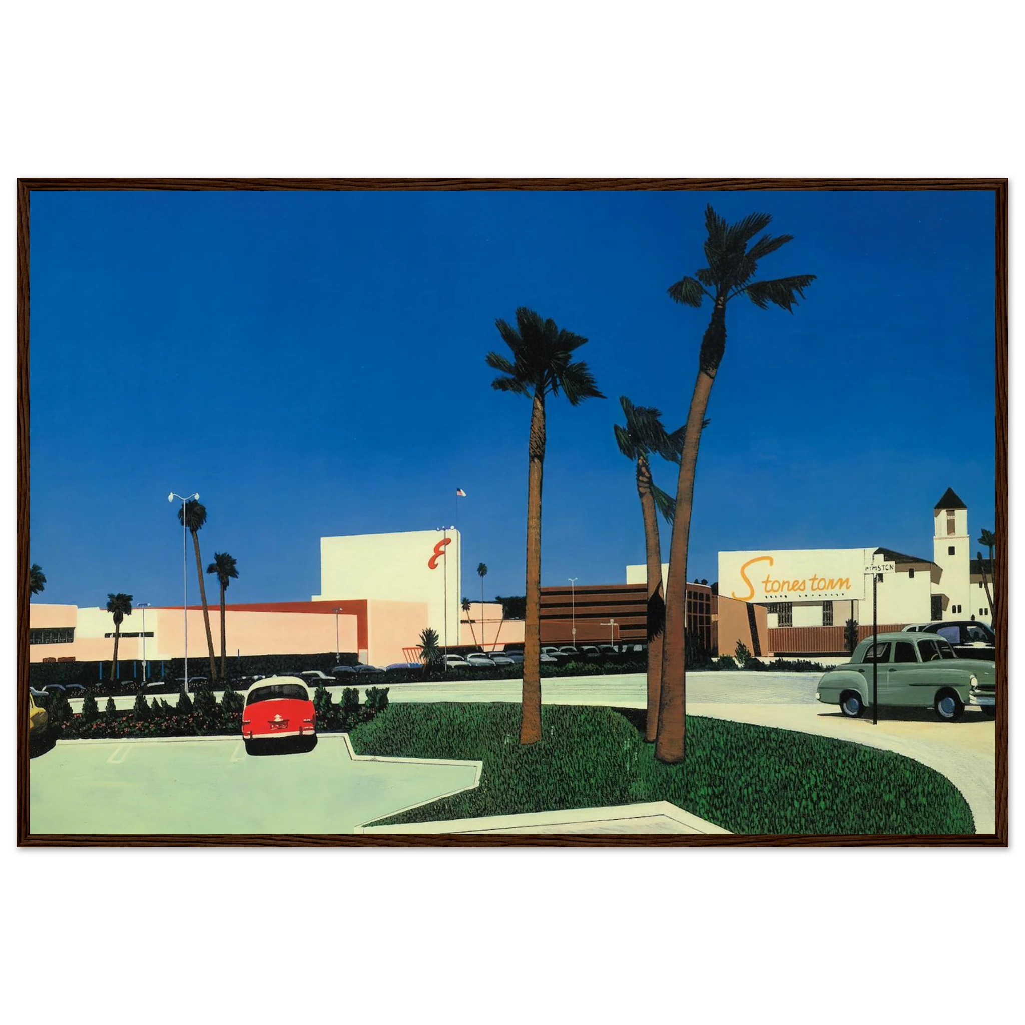 In the beginning Stonestown Framed Poster | Hiroshi Nagai Framed Prints Wall Art | Hiroshi Nagai Prints