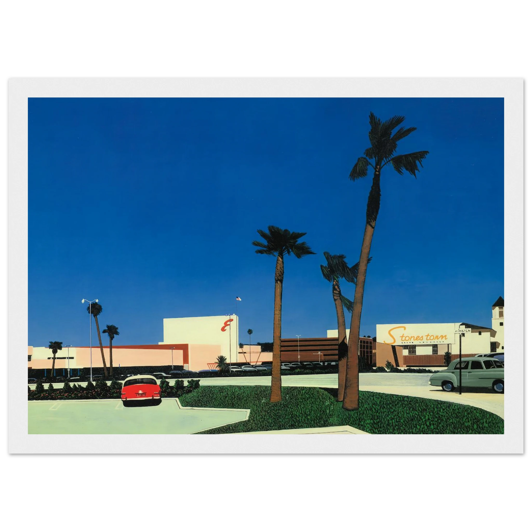 In the beginning Stonestown Framed Poster | Hiroshi Nagai Framed Prints Wall Art | Hiroshi Nagai Prints