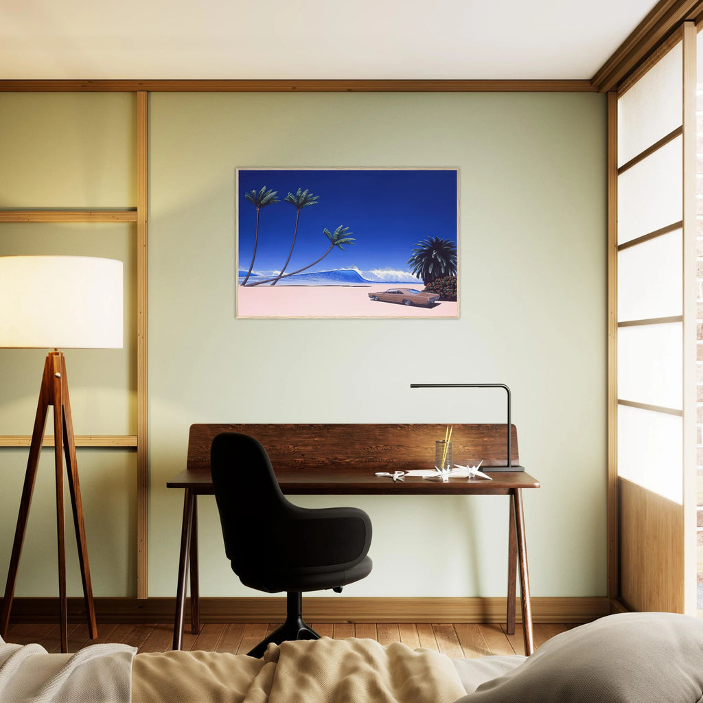 Impender Beach Framed Poster | Hiroshi Nagai Framed Prints Wall Art | Hiroshi Nagai Prints