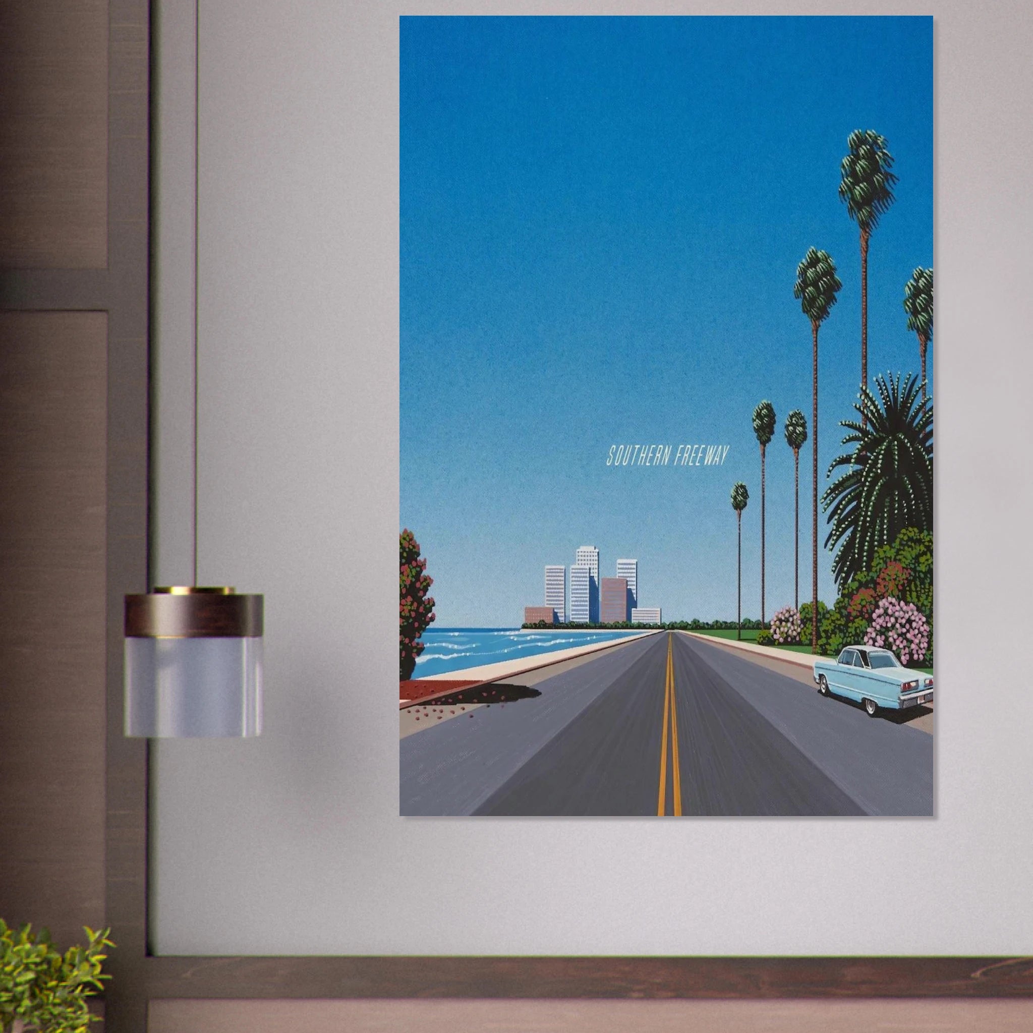 Southern Freeway Pictured Resort Poster | Hiroshi Nagai Poster | Hiroshi Nagai Prints