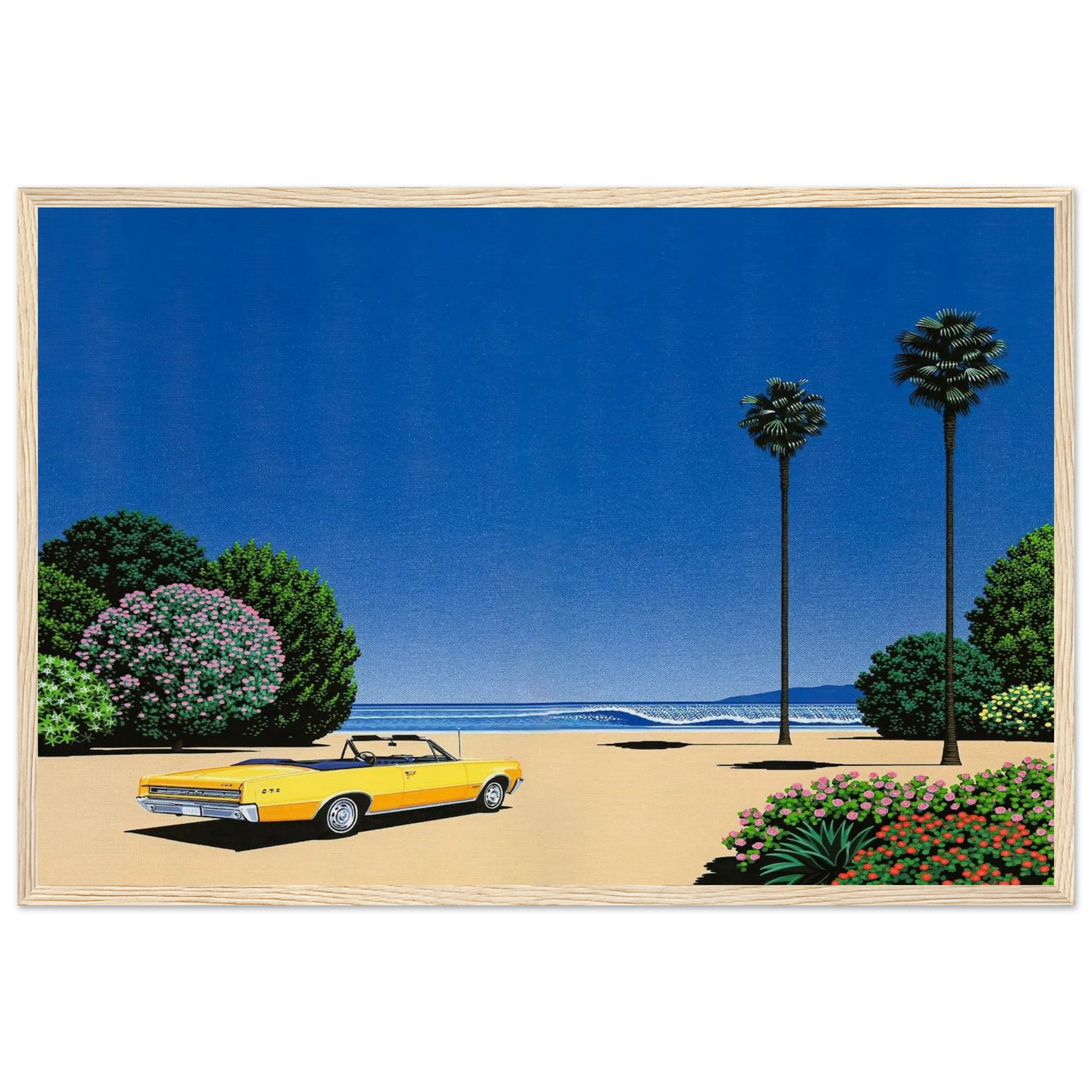 Sweet Breeze Alt Coastline at Lover’s Point Framed Poster | Hiroshi Nagai Framed Prints Wall Art | Hiroshi Nagai Prints