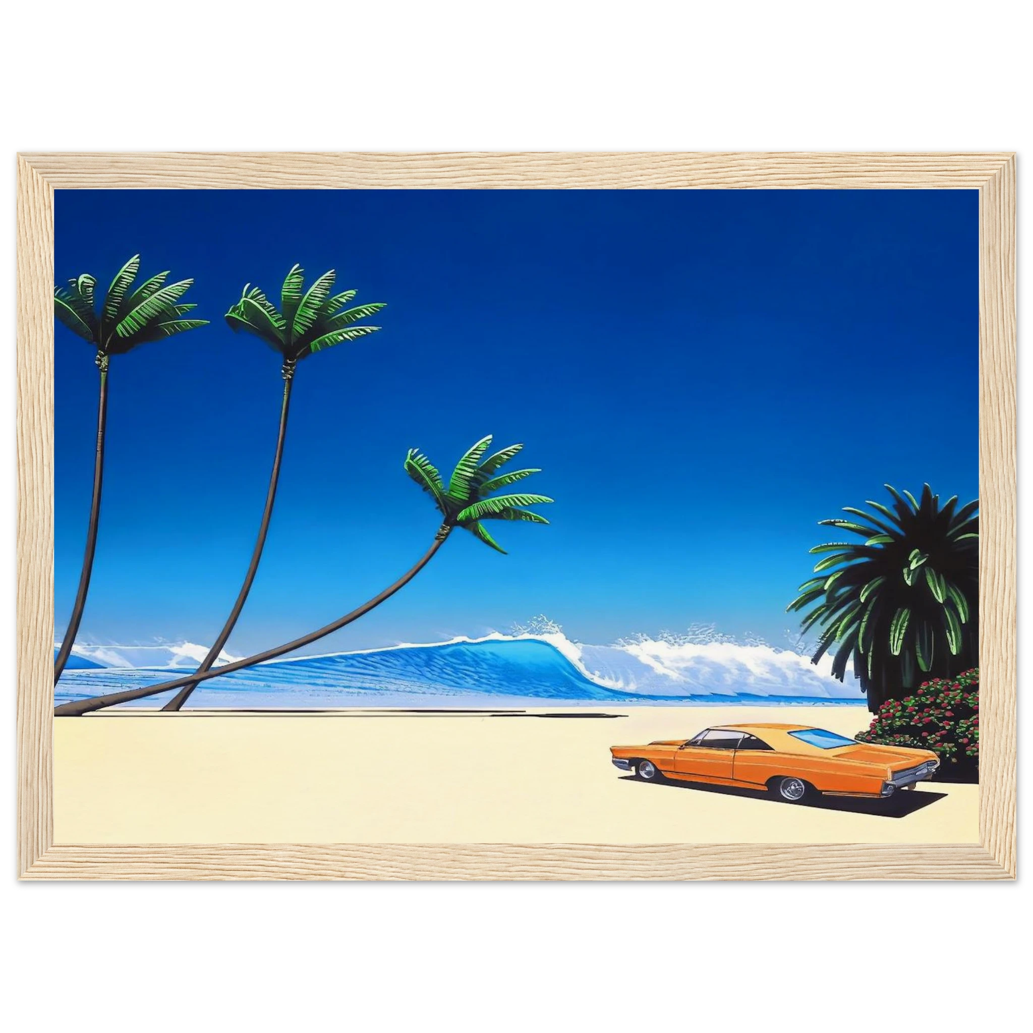 Impender Beach Framed Poster | Hiroshi Nagai Framed Prints Wall Art | Hiroshi Nagai Prints