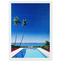 Watermelon Pool Framed Poster | Hiroshi Nagai Framed Prints Wall Art | Hiroshi Nagai Prints