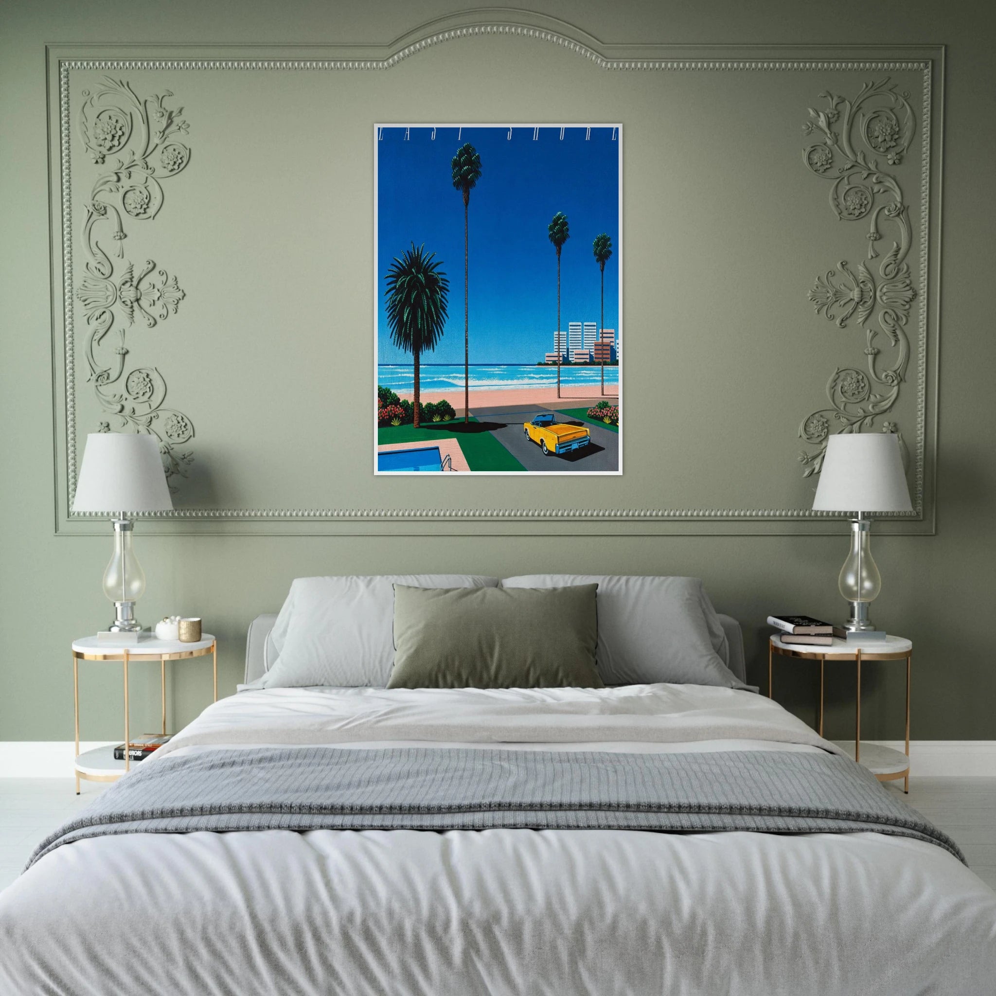 Bronze - East Shore Framed Poster | Hiroshi Nagai Framed Prints Wall Art | Hiroshi Nagai Prints