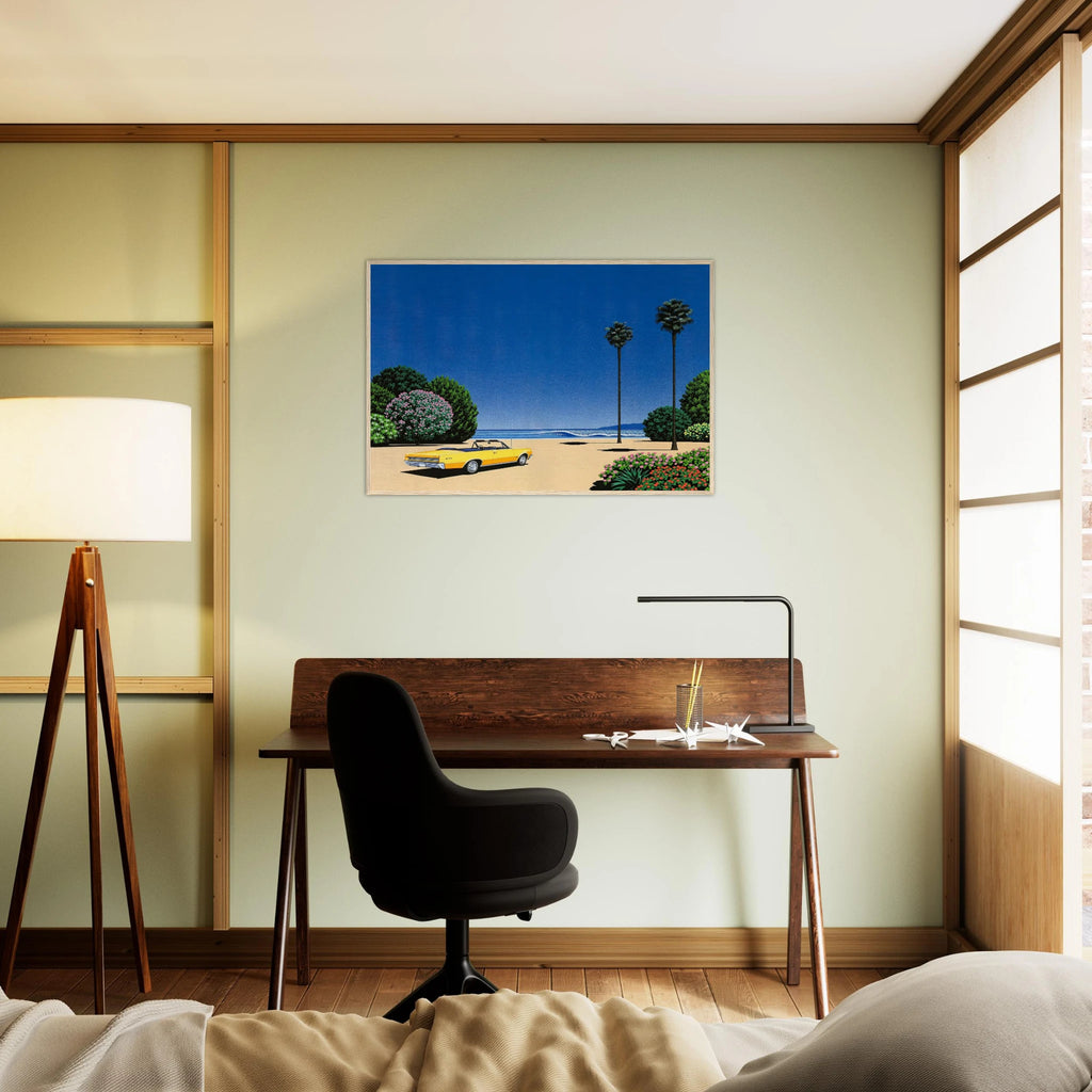 Sweet Breeze Alt Coastline at Lover’s Point Framed Poster | Hiroshi Nagai Framed Prints Wall Art | Hiroshi Nagai Prints