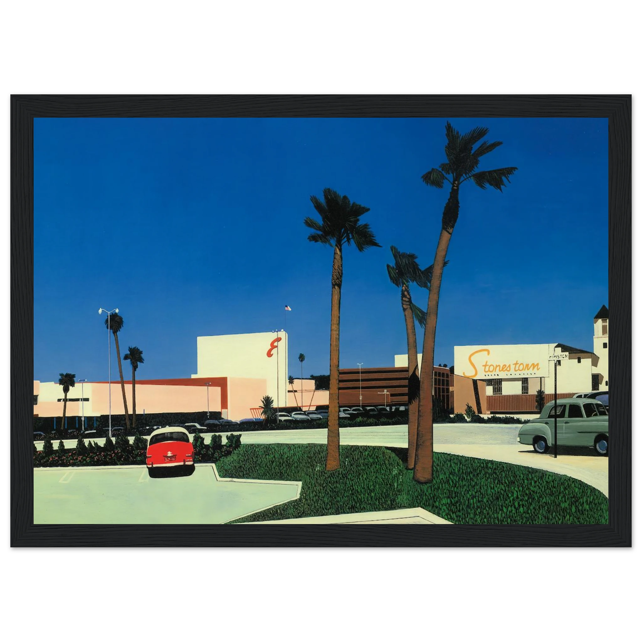 In the beginning Stonestown Framed Poster | Hiroshi Nagai Framed Prints Wall Art | Hiroshi Nagai Prints