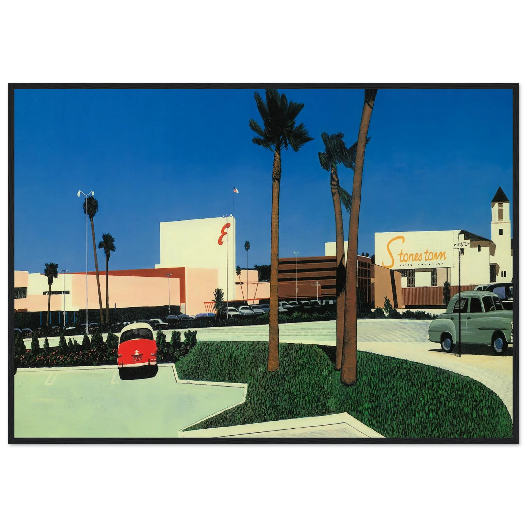 In the beginning Stonestown Framed Poster | Hiroshi Nagai Framed Prints Wall Art | Hiroshi Nagai Prints