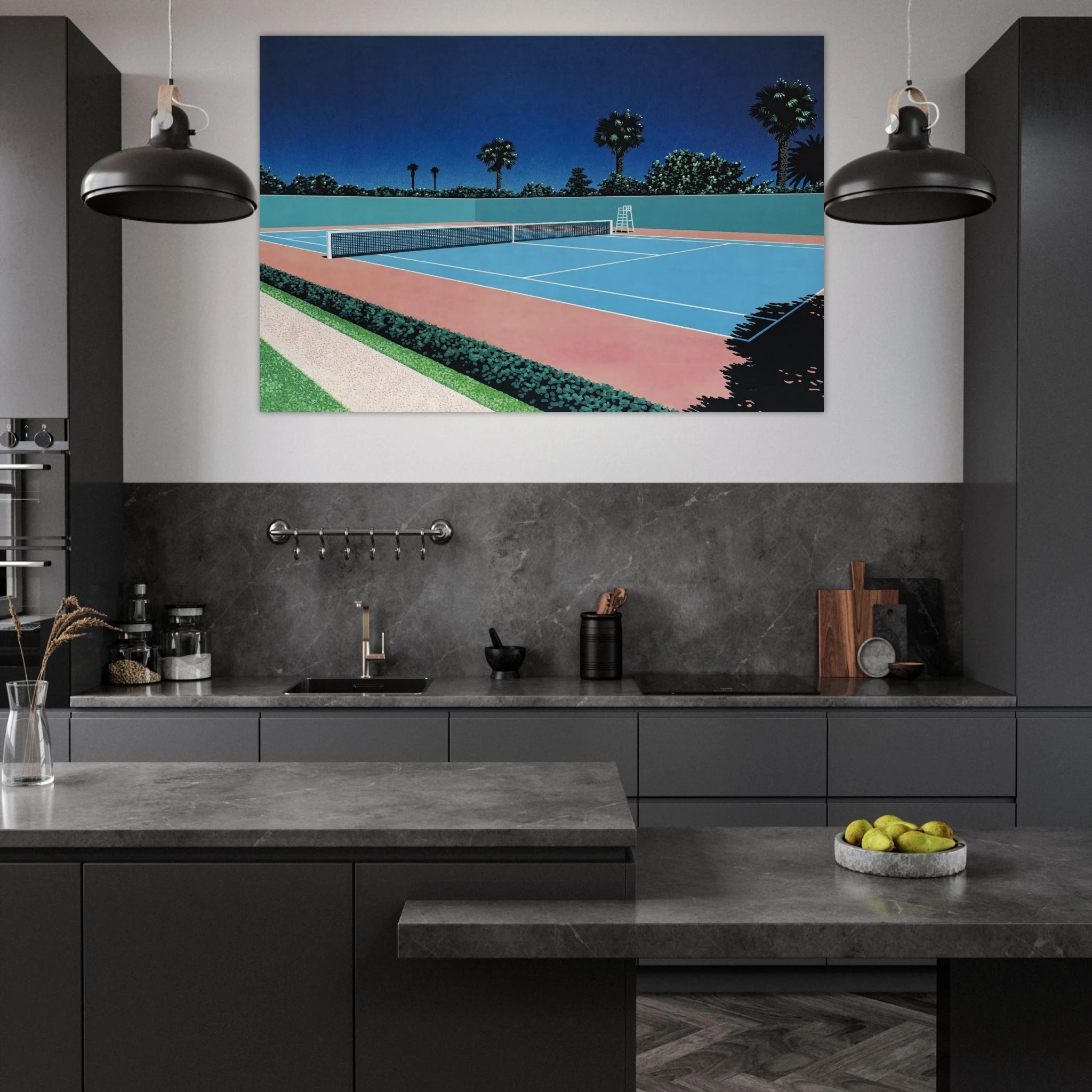 Tennis Court Poster | Hiroshi Nagai Poster | Hiroshi Nagai Prints