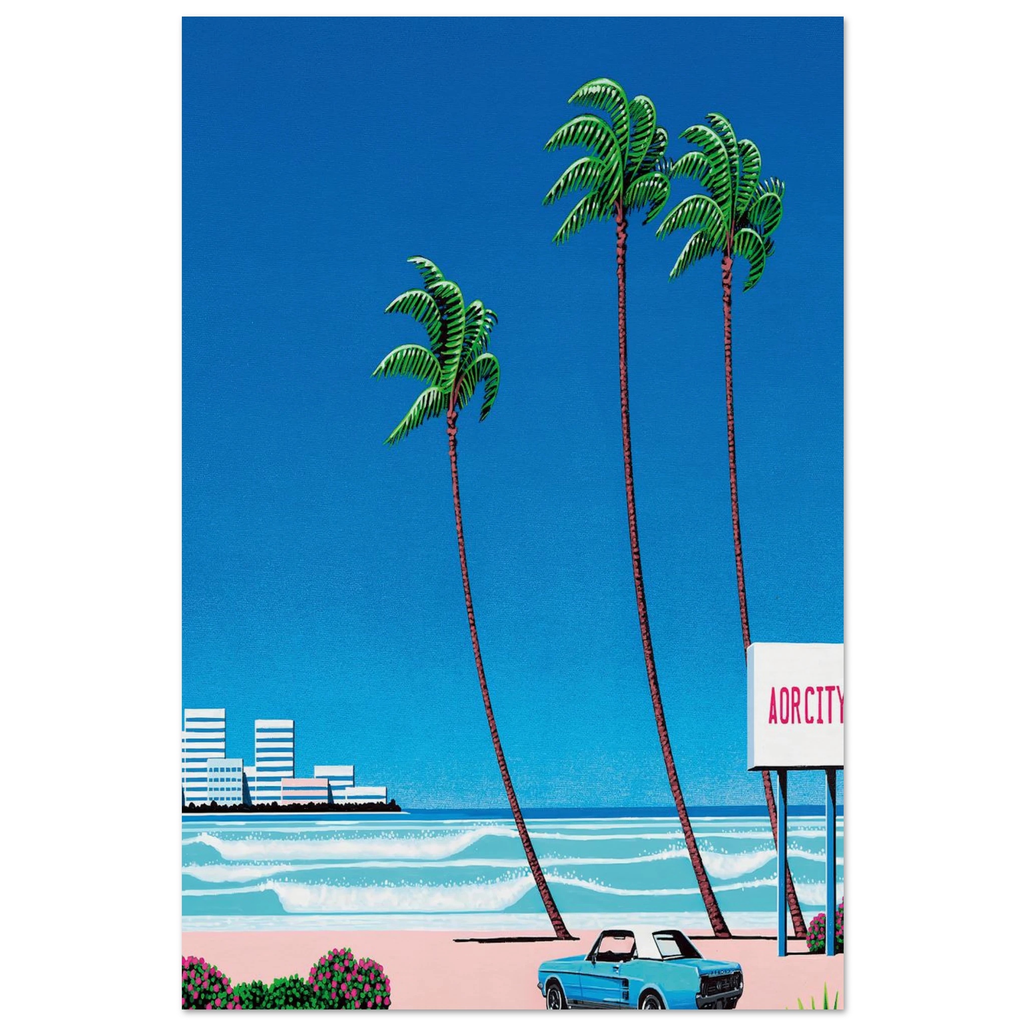 Light Mellow Sealine Poster | Hiroshi Nagai Poster | Hiroshi Nagai Prints