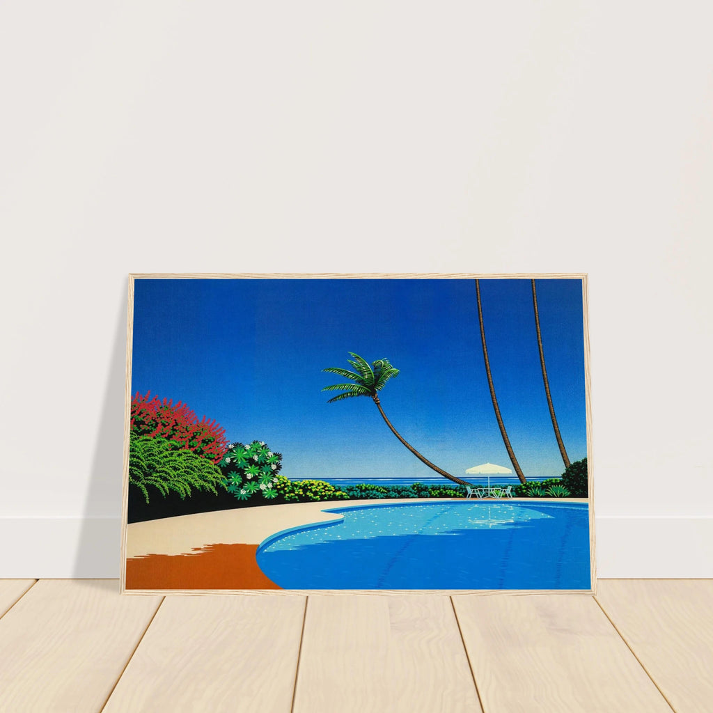 Shade of Palm Grove II Framed Poster | Hiroshi Nagai Framed Prints Wall Art | Hiroshi Nagai Prints
