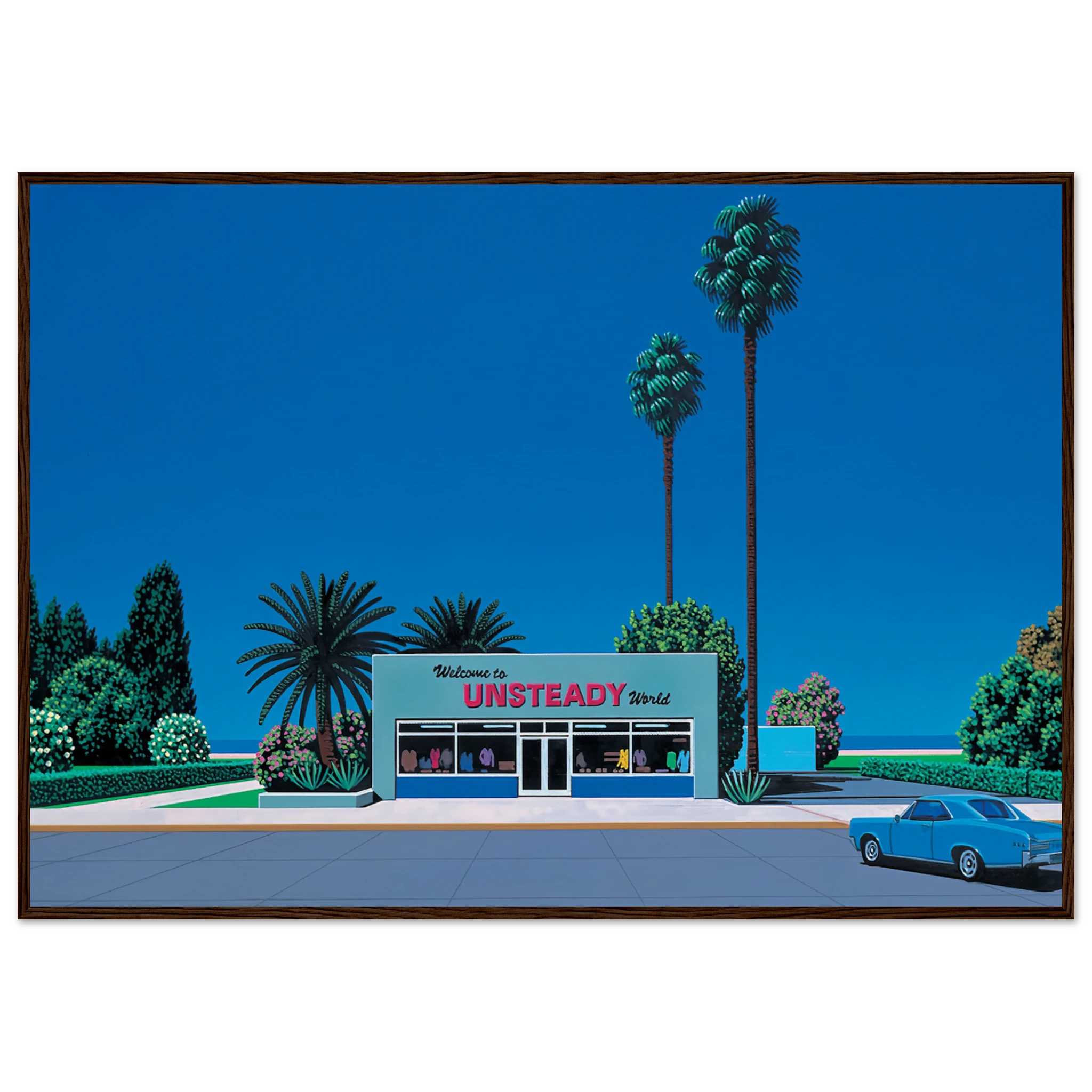 Unsteady World Framed Poster | Hiroshi Nagai Framed Prints Wall Art | Hiroshi Nagai Prints