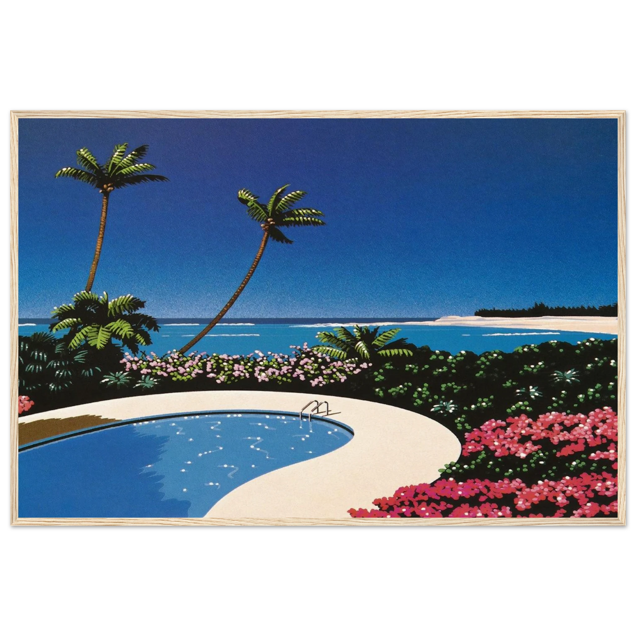 Fall of Sound Framed Poster | Hiroshi Nagai Framed Prints Wall Art | Hiroshi Nagai Prints