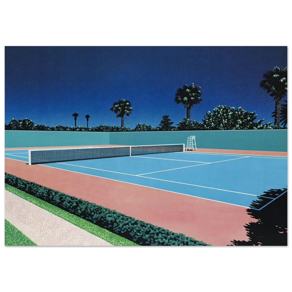 Tennis Court Poster | Hiroshi Nagai Poster | Hiroshi Nagai Prints