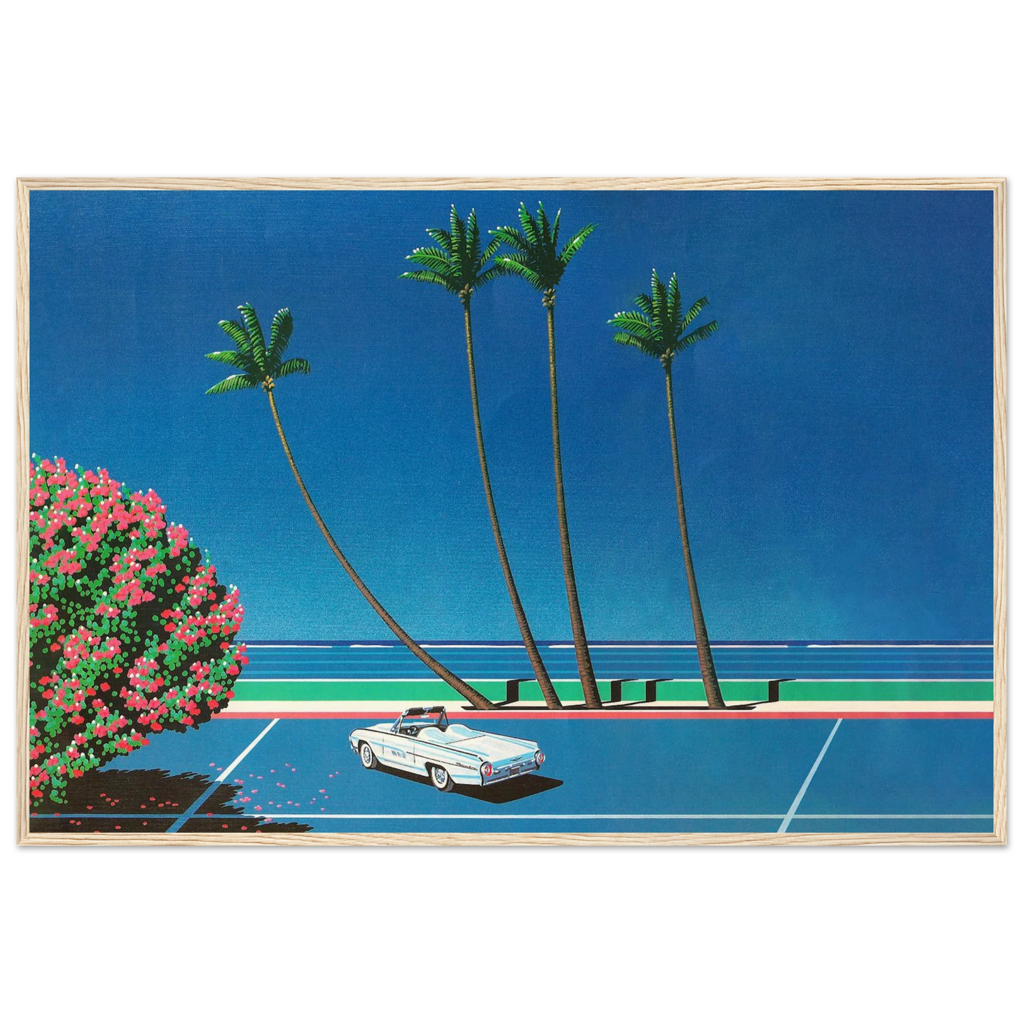 Chillside Framed Poster | Hiroshi Nagai Framed Prints Wall Art | Hiroshi Nagai Prints