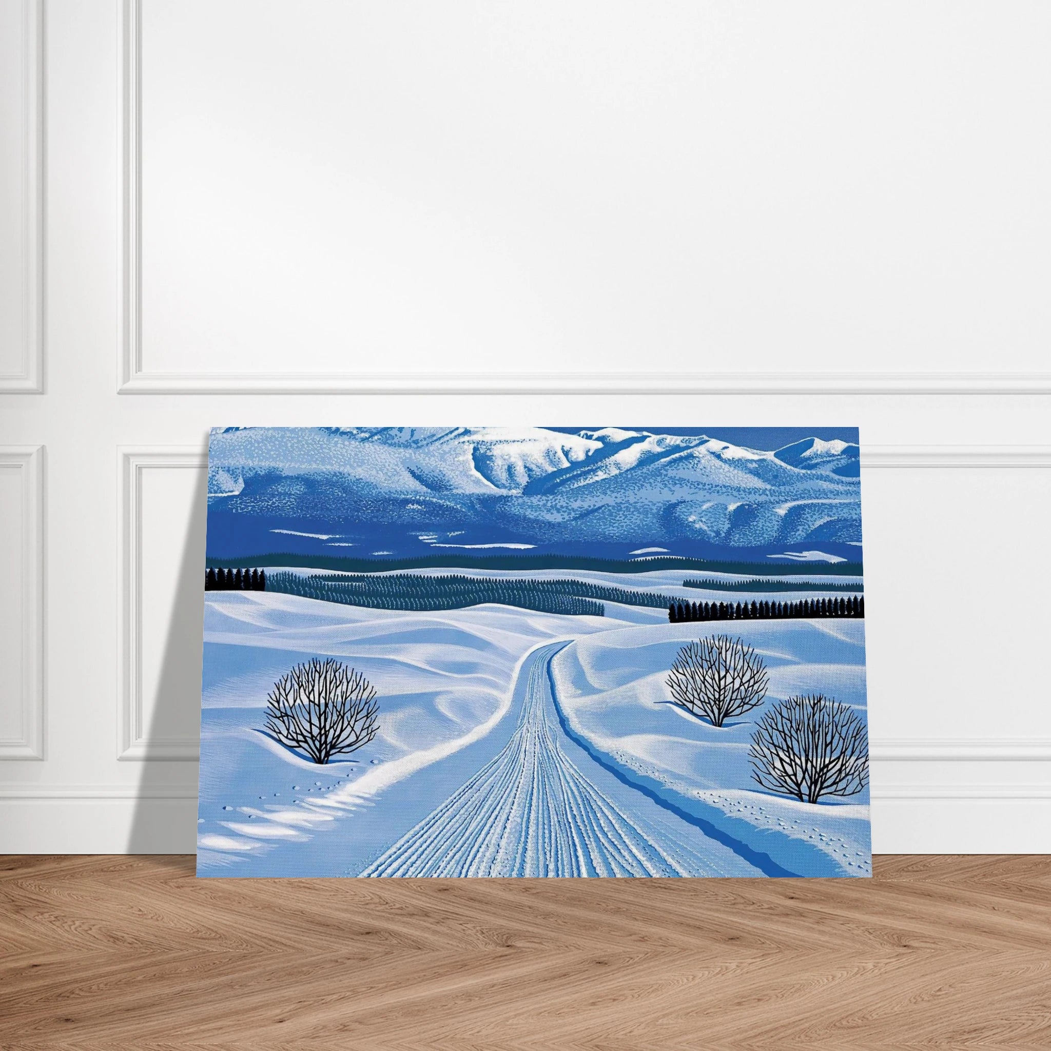 Winter Roads Poster | Hiroshi Nagai Poster | Hiroshi Nagai Prints
