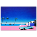 Pink Driveway Poster | Hiroshi Nagai Poster | Hiroshi Nagai Prints