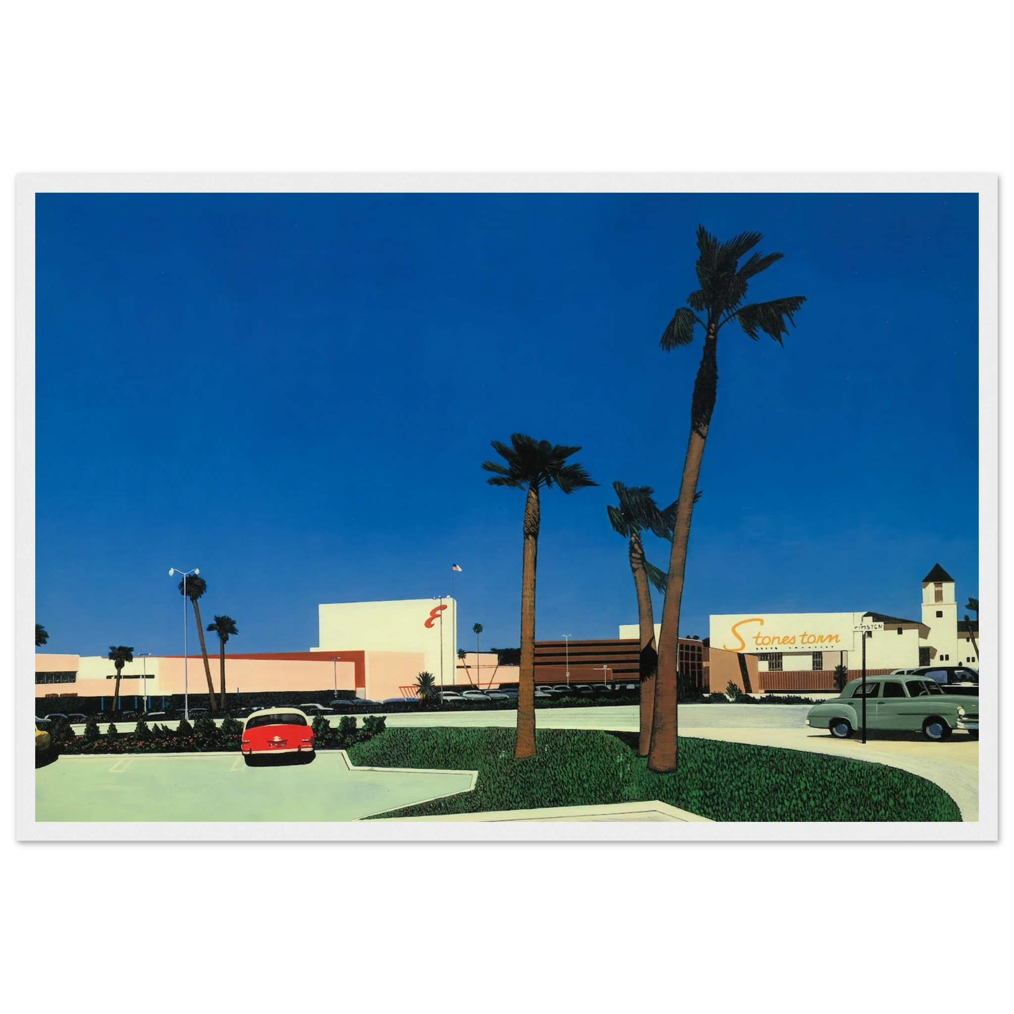In the beginning Stonestown Framed Poster | Hiroshi Nagai Framed Prints Wall Art | Hiroshi Nagai Prints