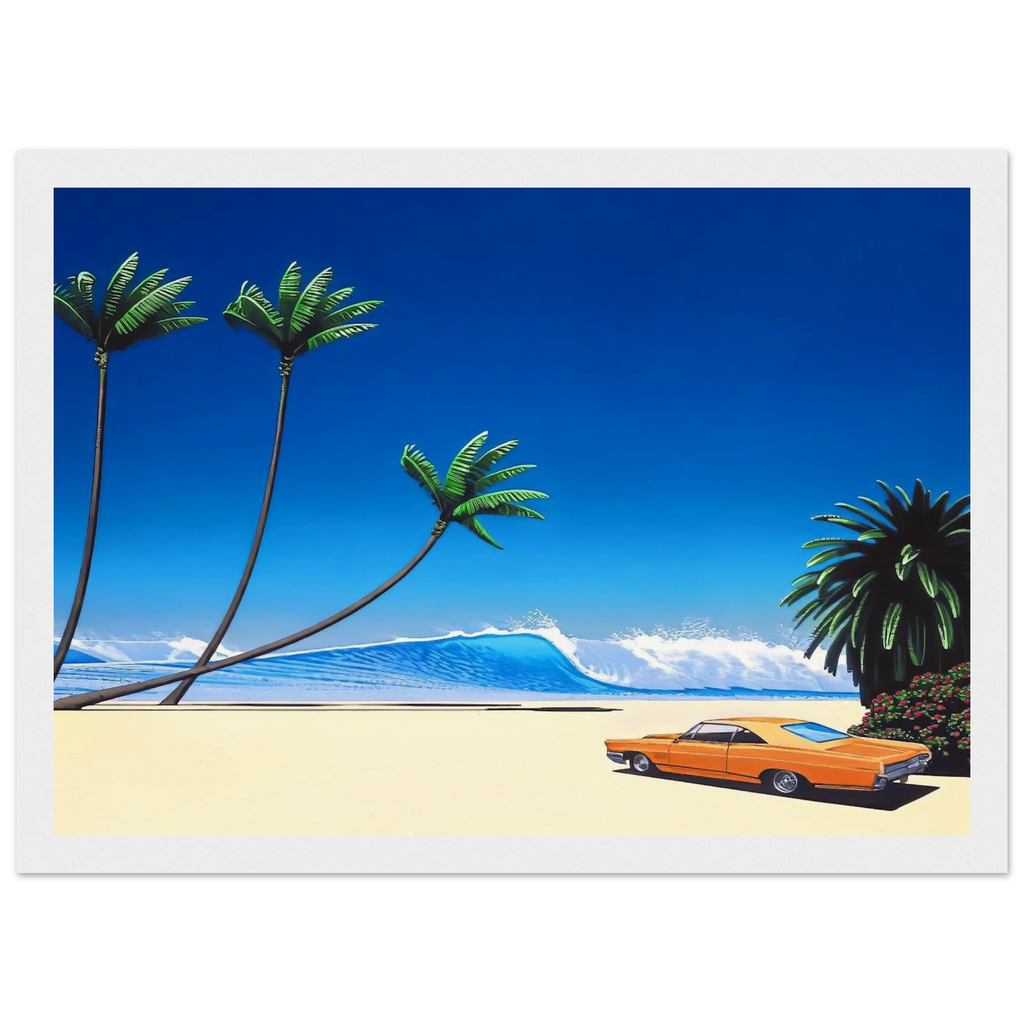 Impender Beach Framed Poster | Hiroshi Nagai Framed Prints Wall Art | Hiroshi Nagai Prints