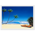 Impender Beach Framed Poster | Hiroshi Nagai Framed Prints Wall Art | Hiroshi Nagai Prints