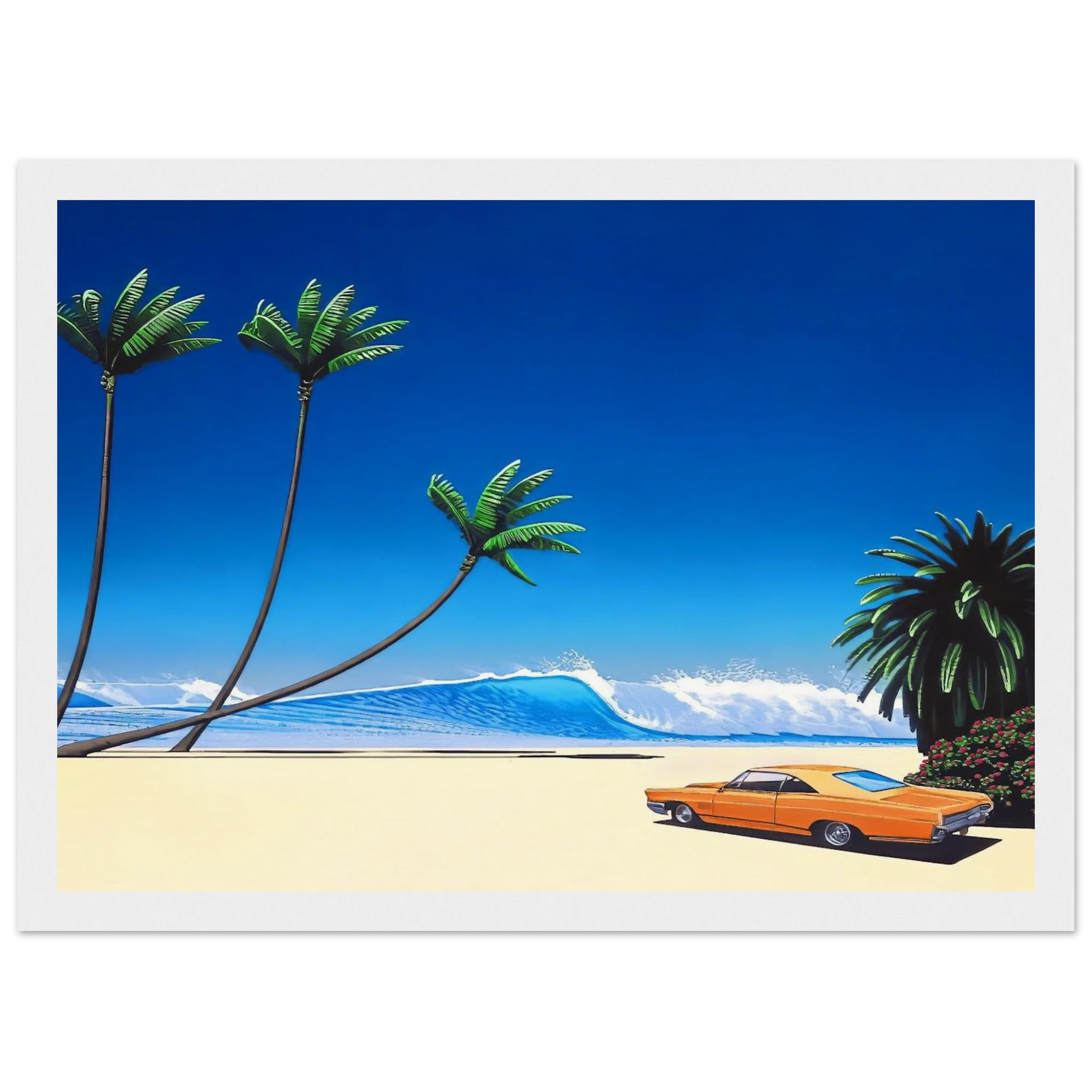 Impender Beach Framed Poster | Hiroshi Nagai Framed Prints Wall Art | Hiroshi Nagai Prints