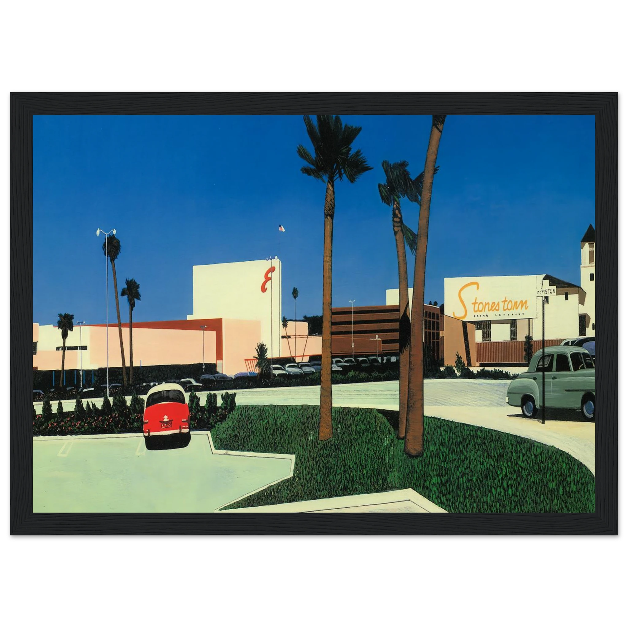 In the beginning Stonestown Framed Poster | Hiroshi Nagai Framed Prints Wall Art | Hiroshi Nagai Prints