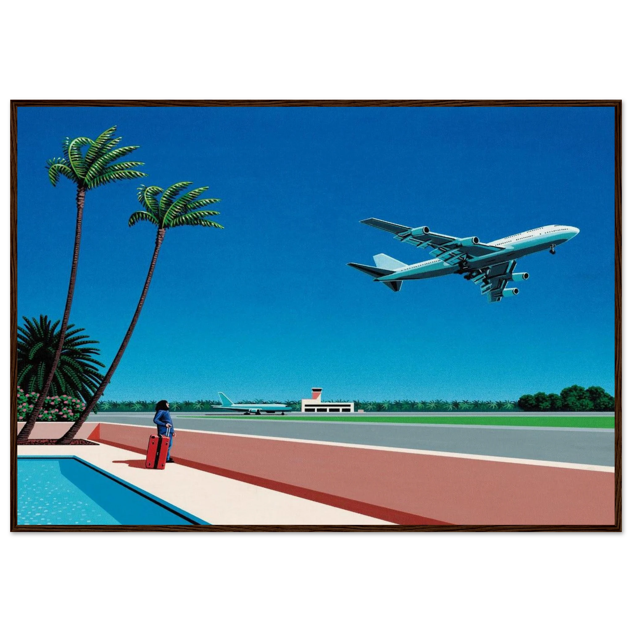 Finest B-R-E-E-Z-E Takeoff Framed Poster | Hiroshi Nagai Framed Prints Wall Art | Hiroshi Nagai Prints
