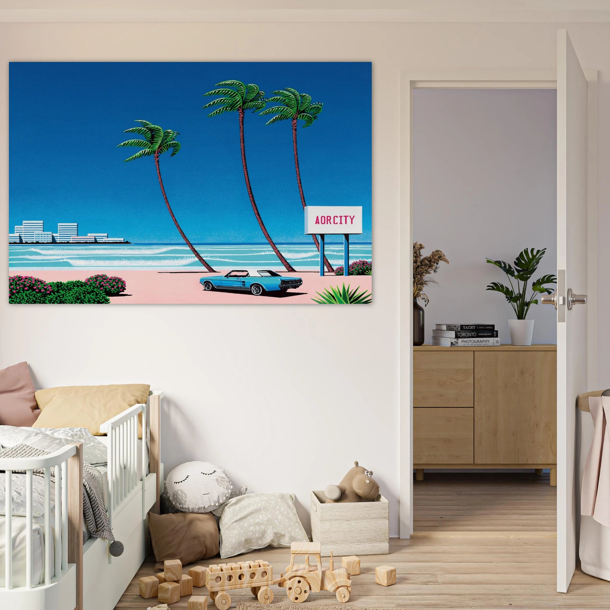 Light Mellow Sealine Poster | Hiroshi Nagai Poster | Hiroshi Nagai Prints