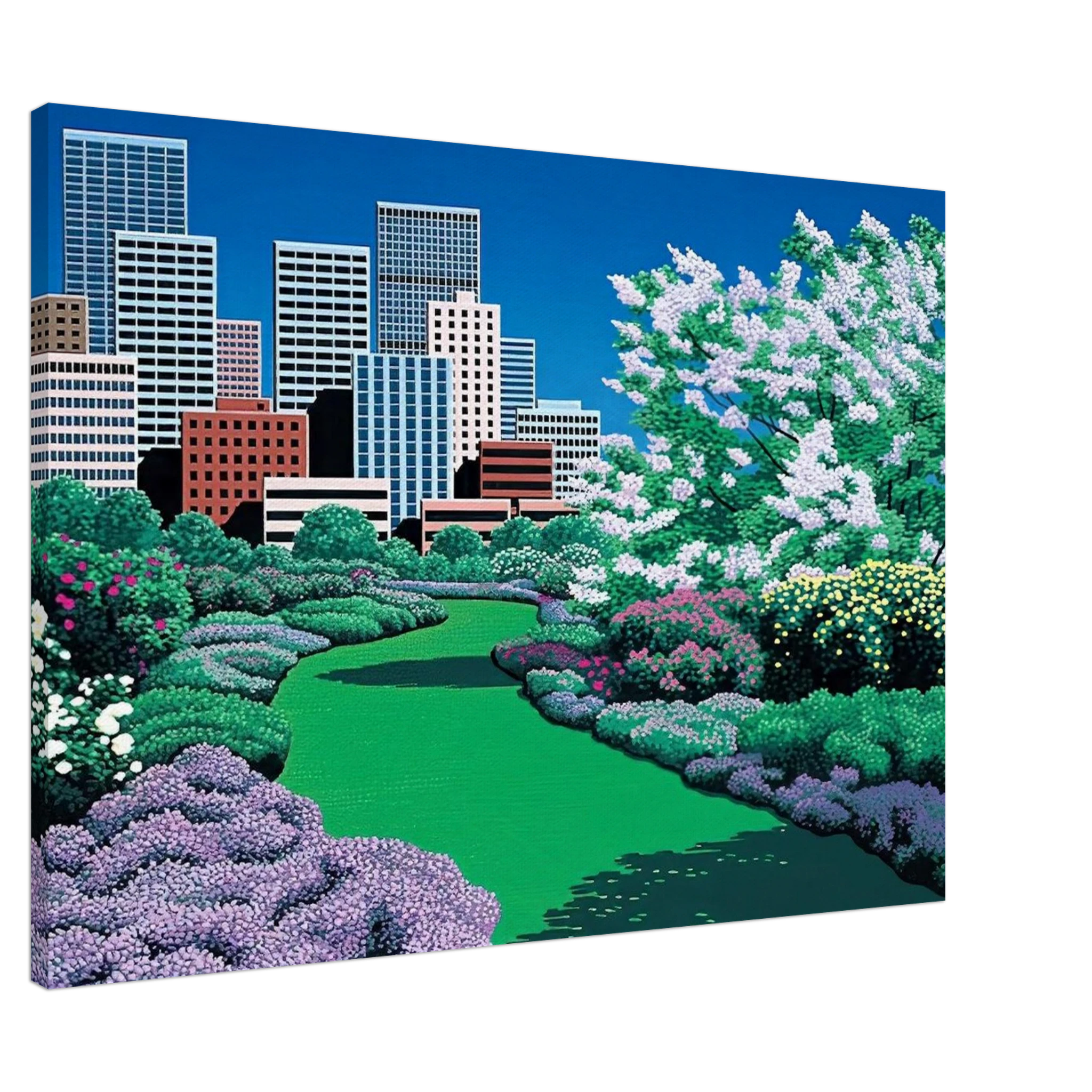 City Garden Canvas | Hiroshi Nagai Canvas | Hiroshi Nagai Prints