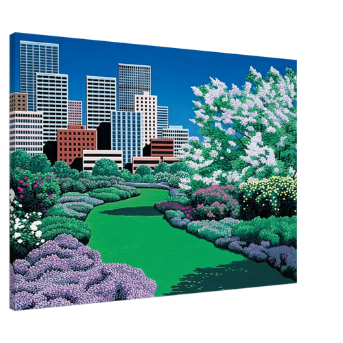 City Garden Canvas | Hiroshi Nagai Canvas | Hiroshi Nagai Prints