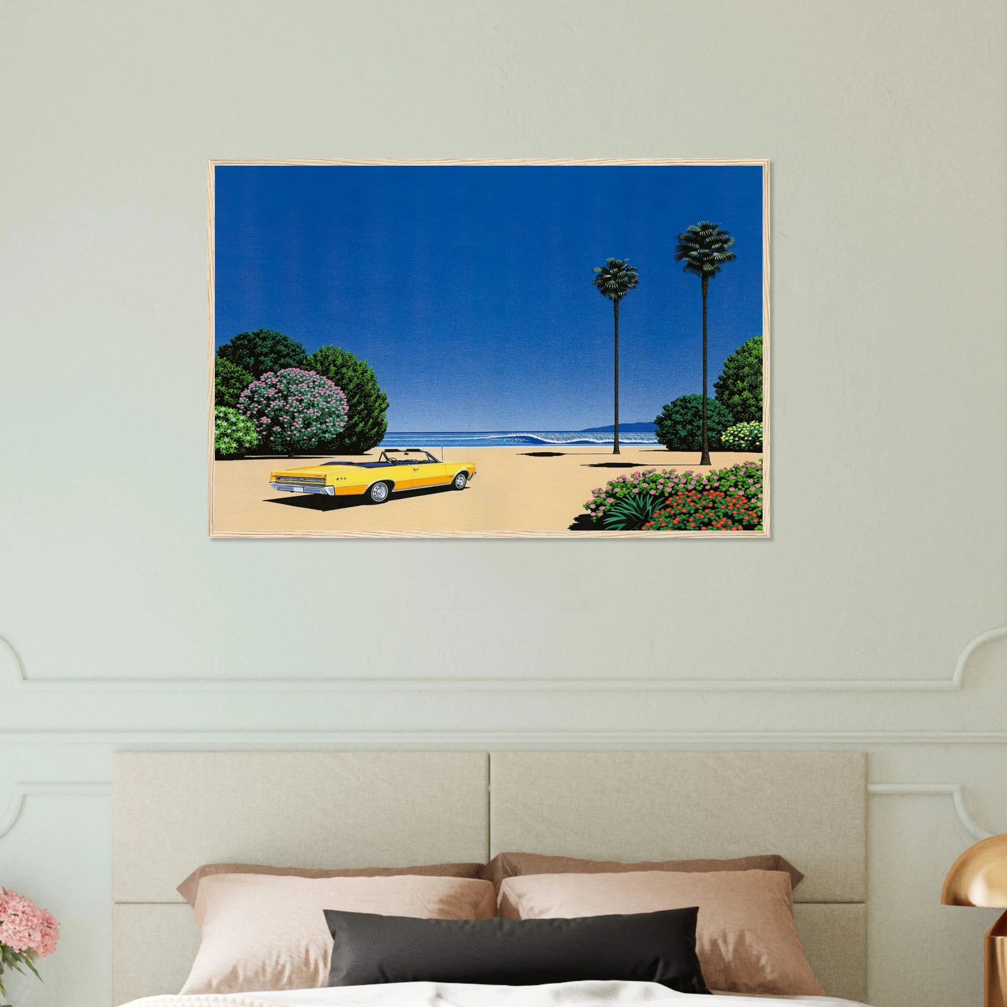 Sweet Breeze Alt Coastline at Lover’s Point Framed Poster | Hiroshi Nagai Framed Prints Wall Art | Hiroshi Nagai Prints