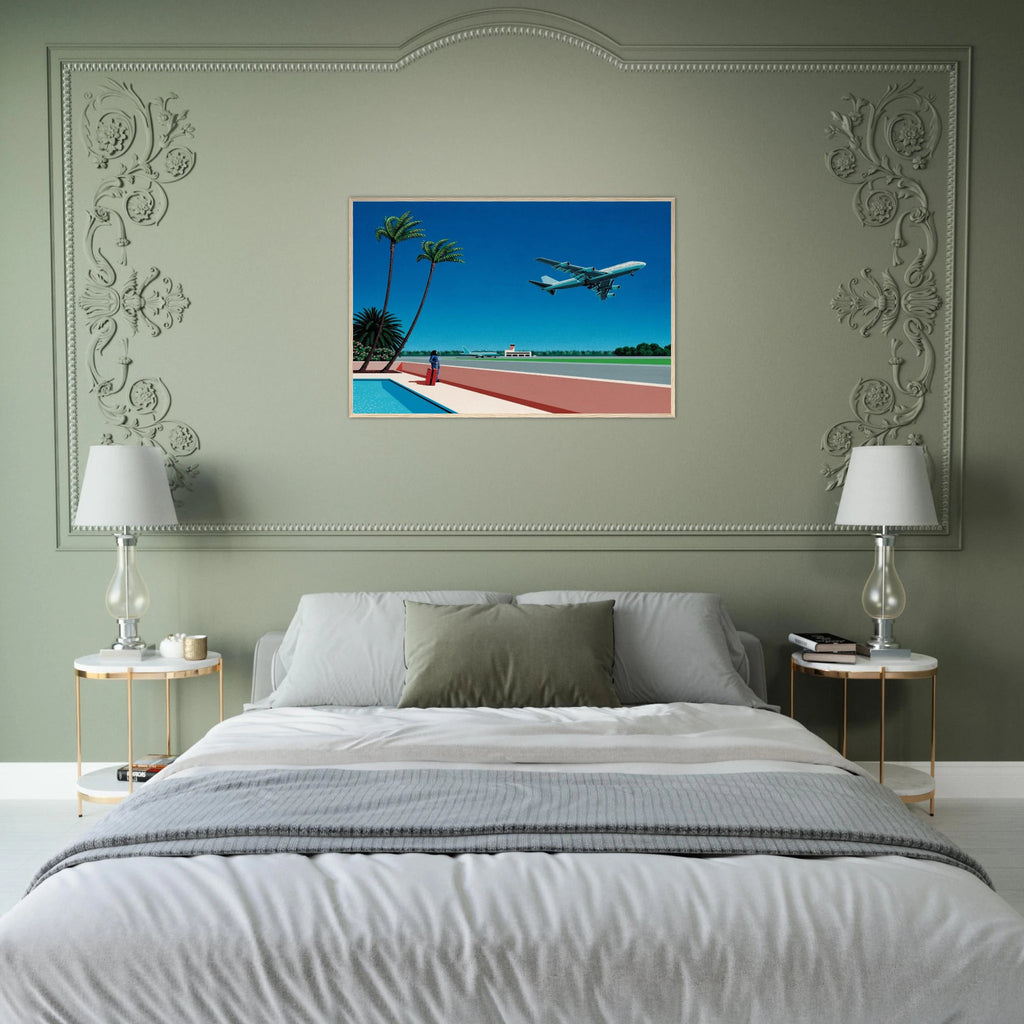 Finest B-R-E-E-Z-E Takeoff Framed Poster | Hiroshi Nagai Framed Prints Wall Art | Hiroshi Nagai Prints